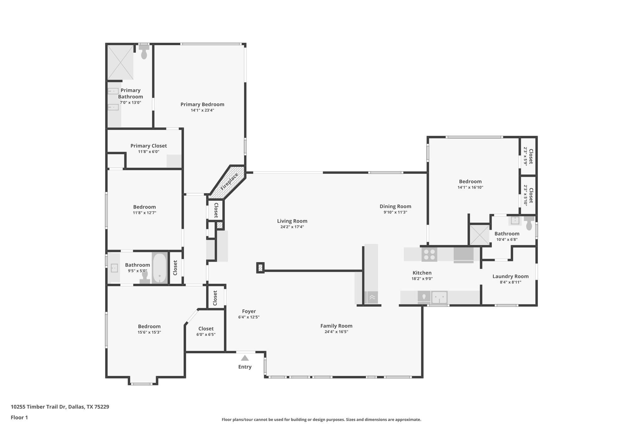 10255 Timber Trail Drive Dallas TX 75229