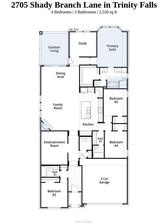 2705 Shady Branch Lane Mckinney TX 75071