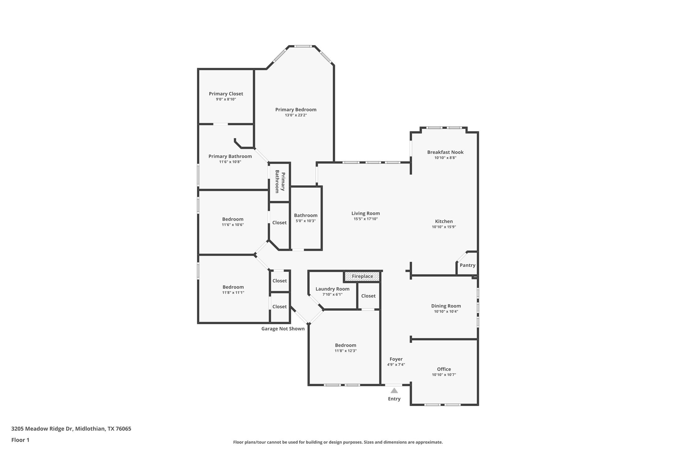 3205 Meadow Ridge Drive Midlothian TX 76065