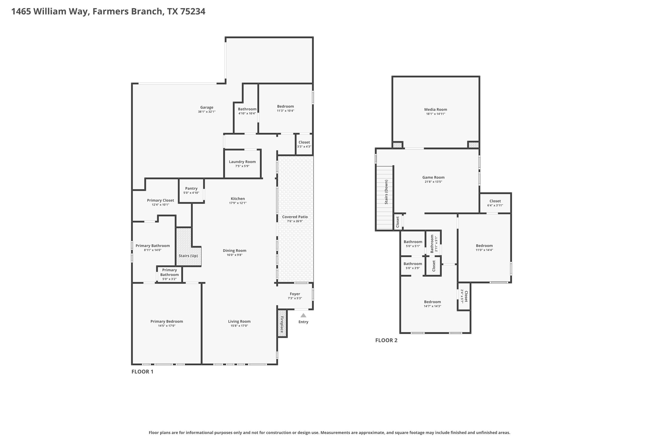 1465 William Way Farmers Branch TX 75234