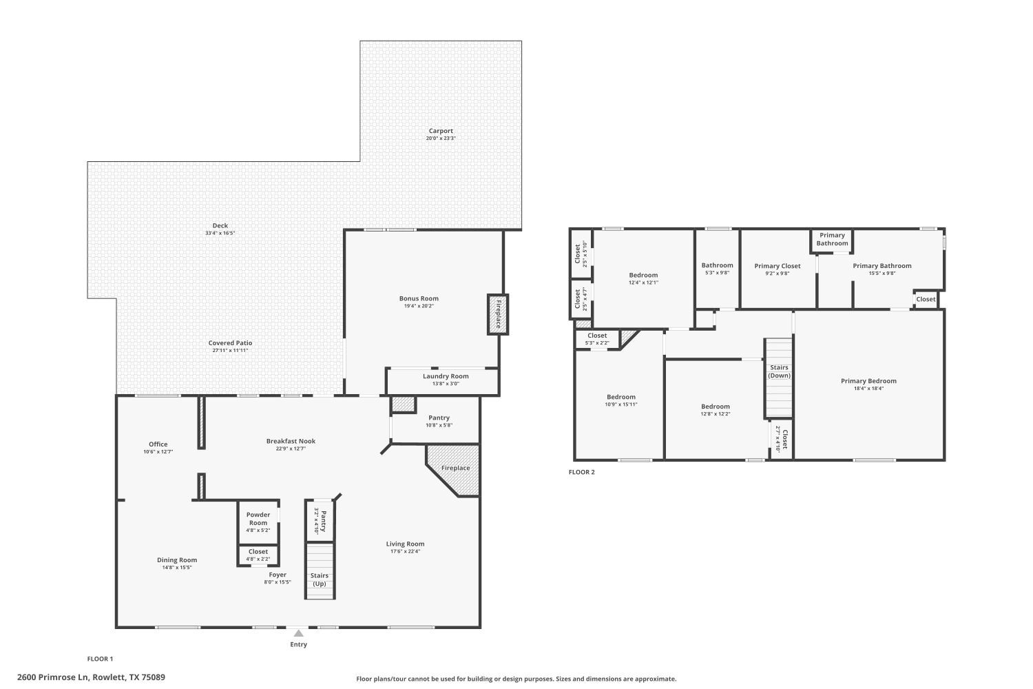 2600 Primrose Lane Rowlett TX 75089
