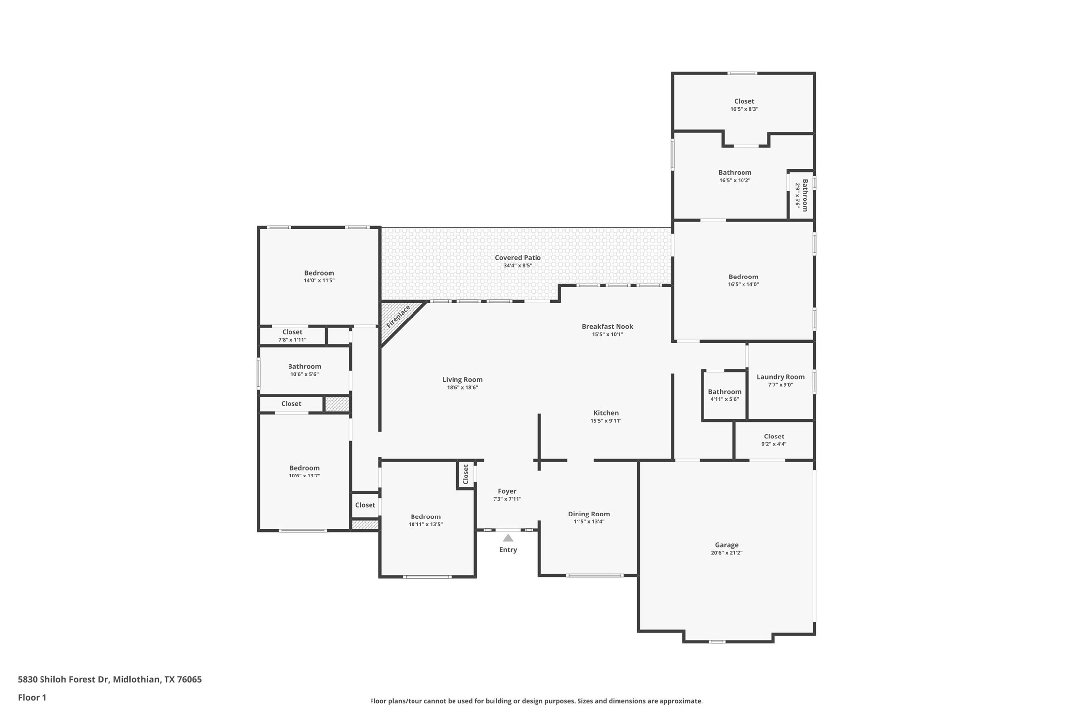 5830 Shiloh Forest Drive Midlothian TX 76065