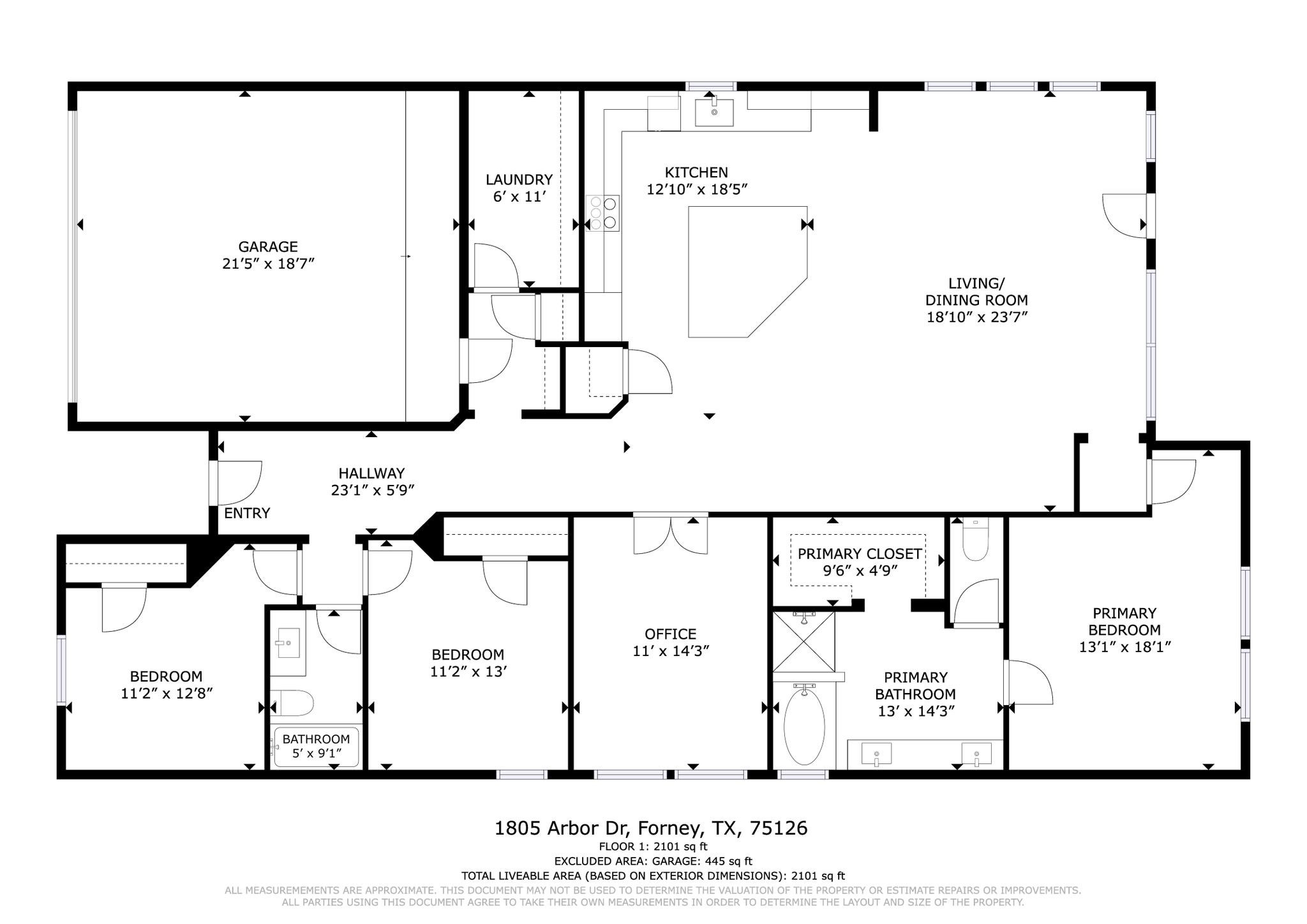 1805 Arbor Drive Forney TX 75126