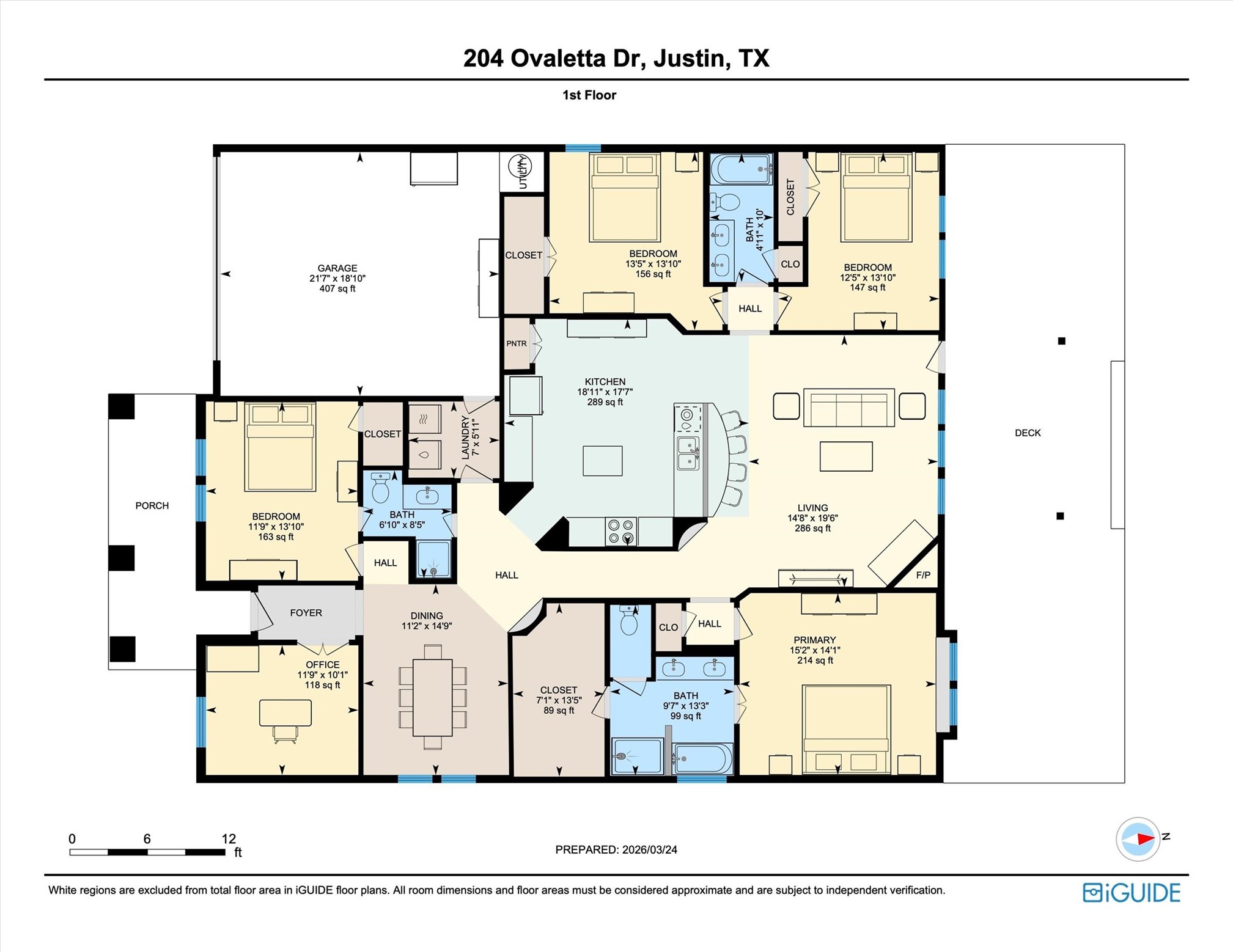 204 Ovaletta Drive Justin TX 76247