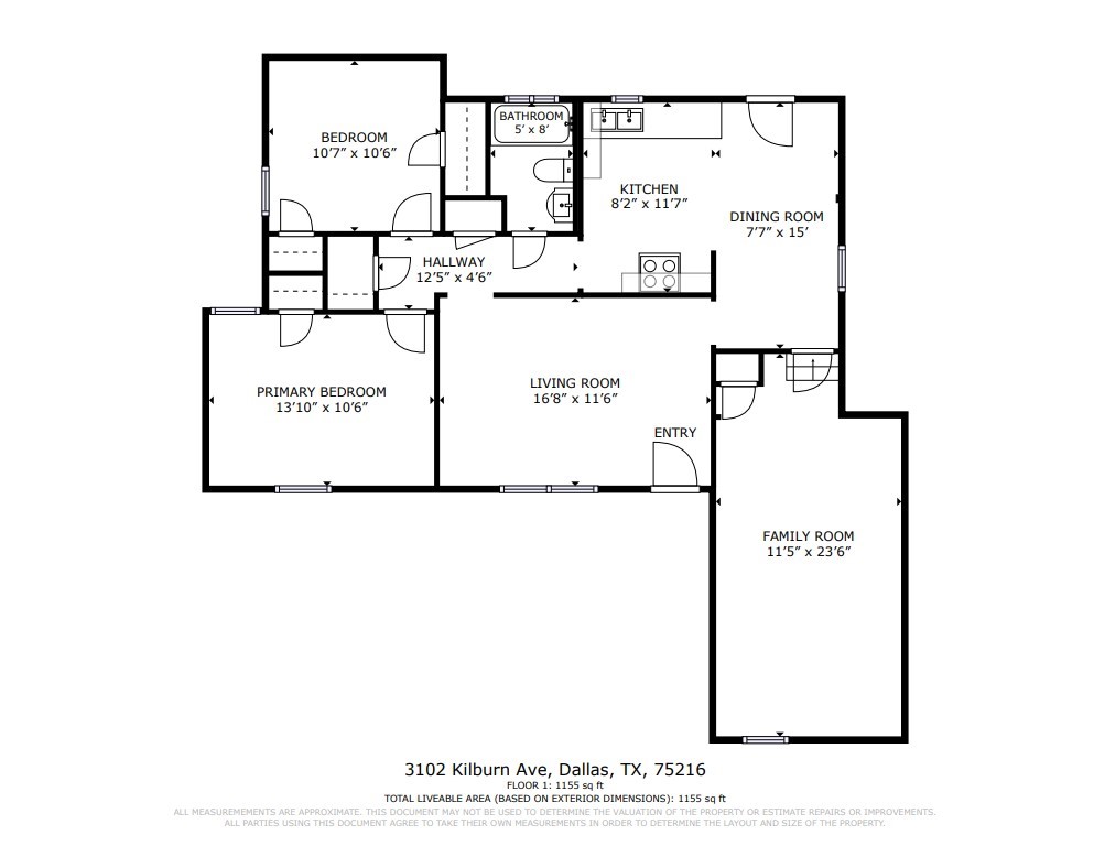3102 Kilburn Avenue Dallas TX 75216