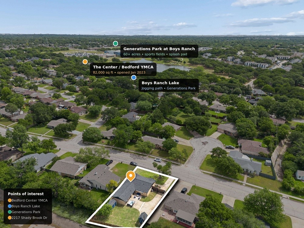 2217 Shady Brook Drive Bedford TX 76021