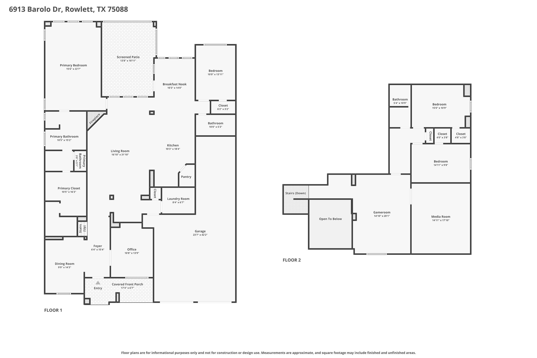 6913 Barolo Drive Rowlett TX 75088