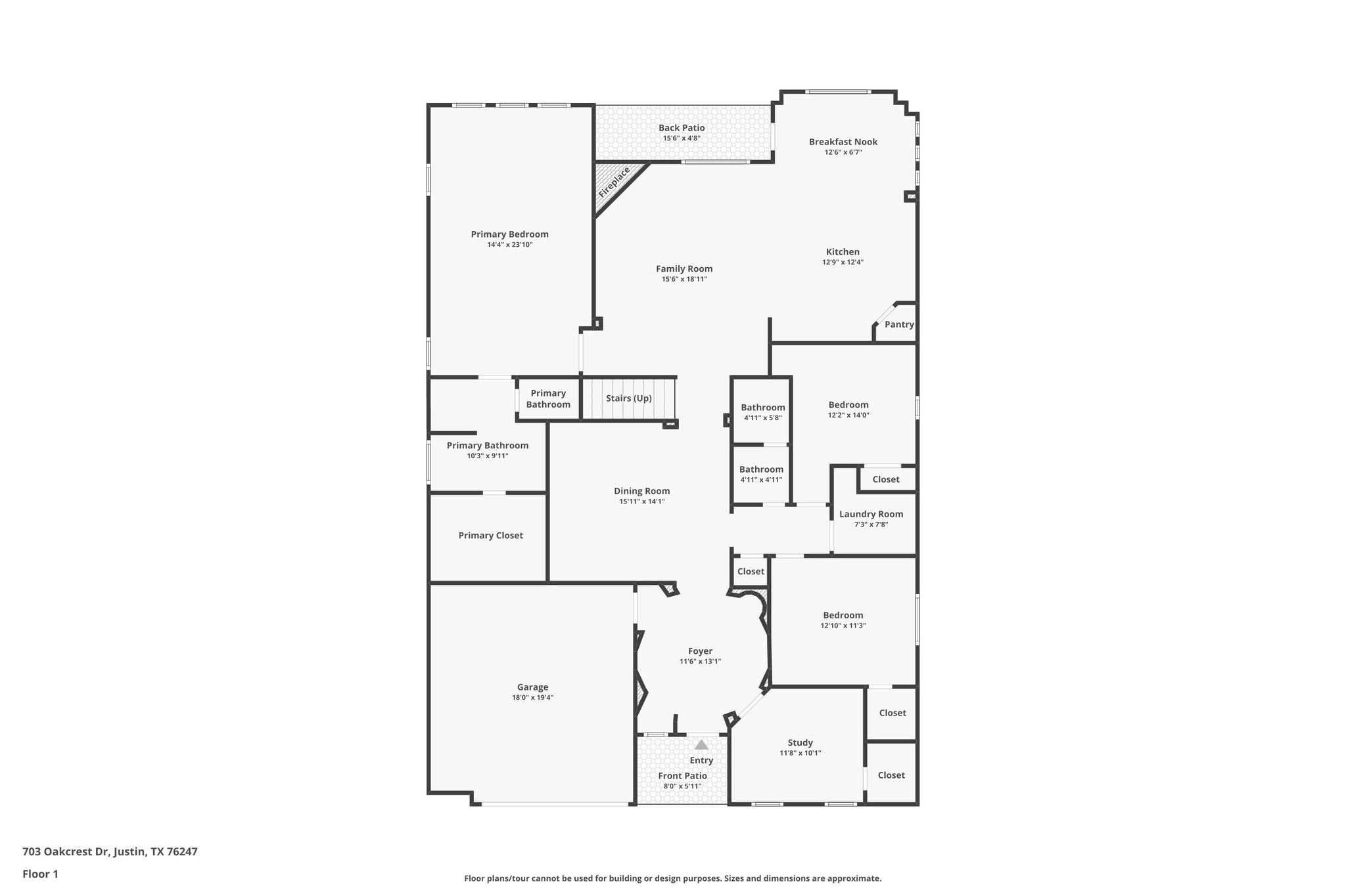 703 Oakcrest Drive Justin TX 76247