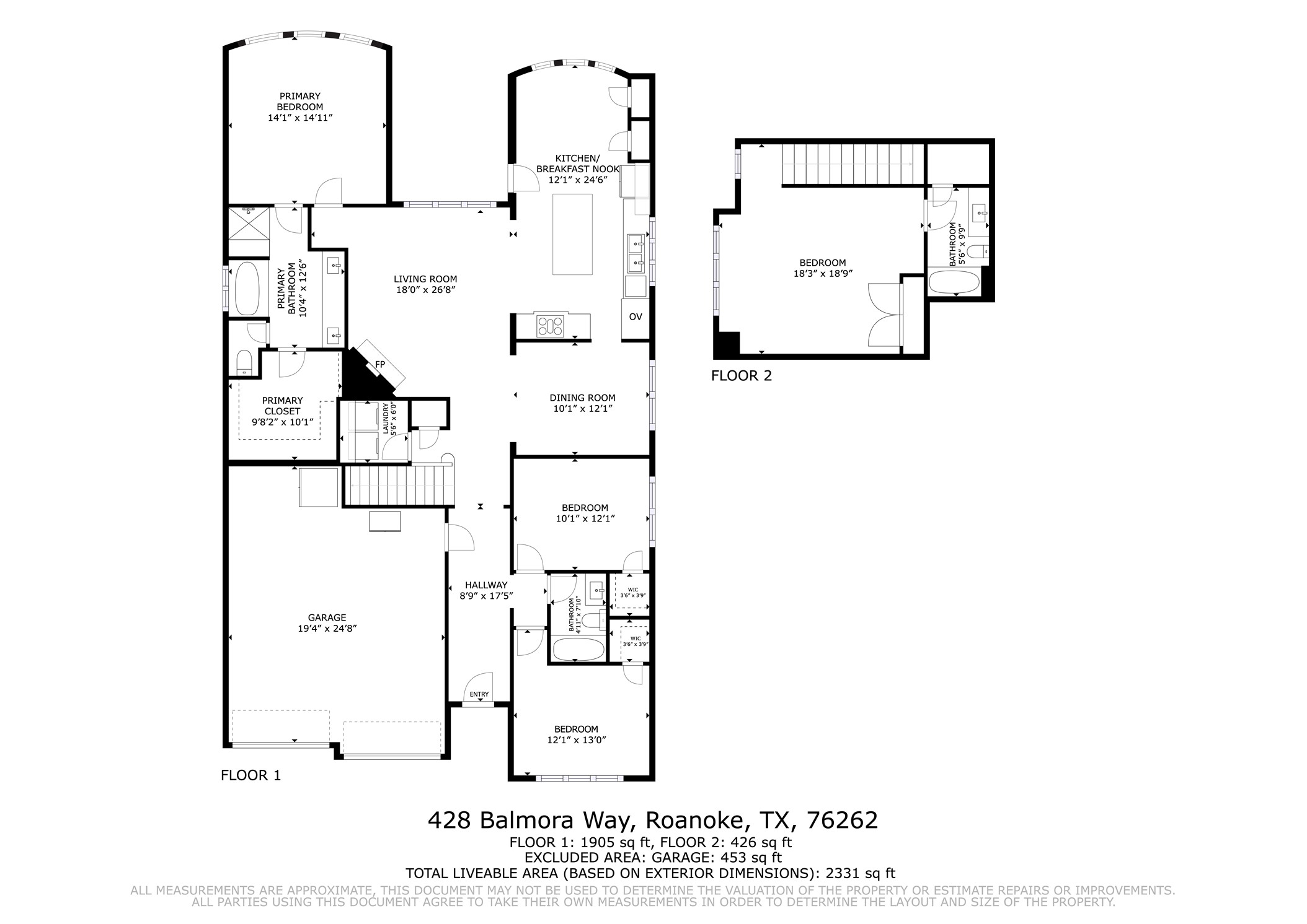 428 Balmora Way Roanoke TX 76262