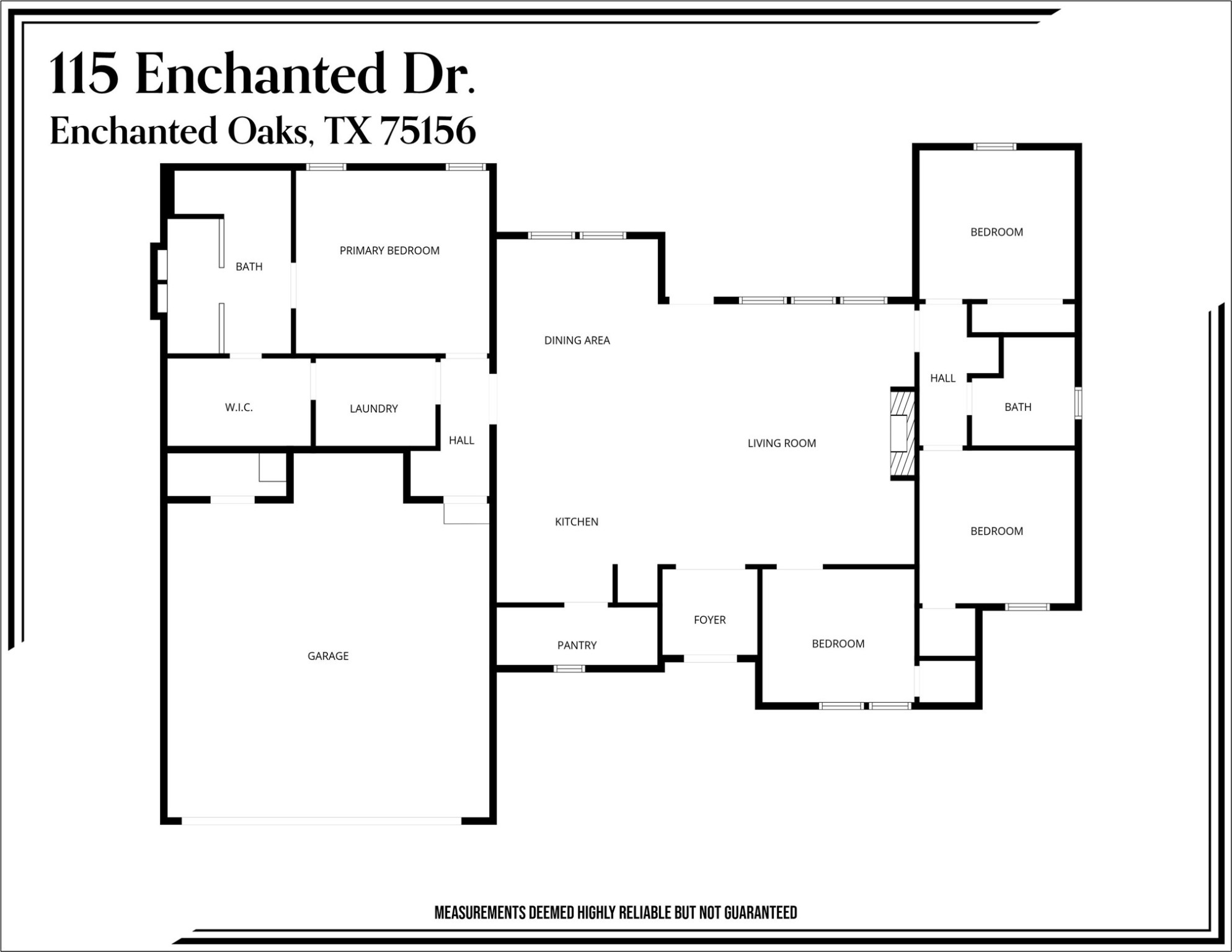 115 Enchanted Drive Enchanted Oaks TX 75156