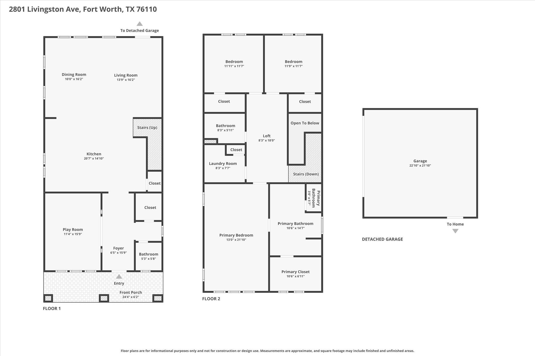 2801 Livingston Avenue Fort Worth TX 76110