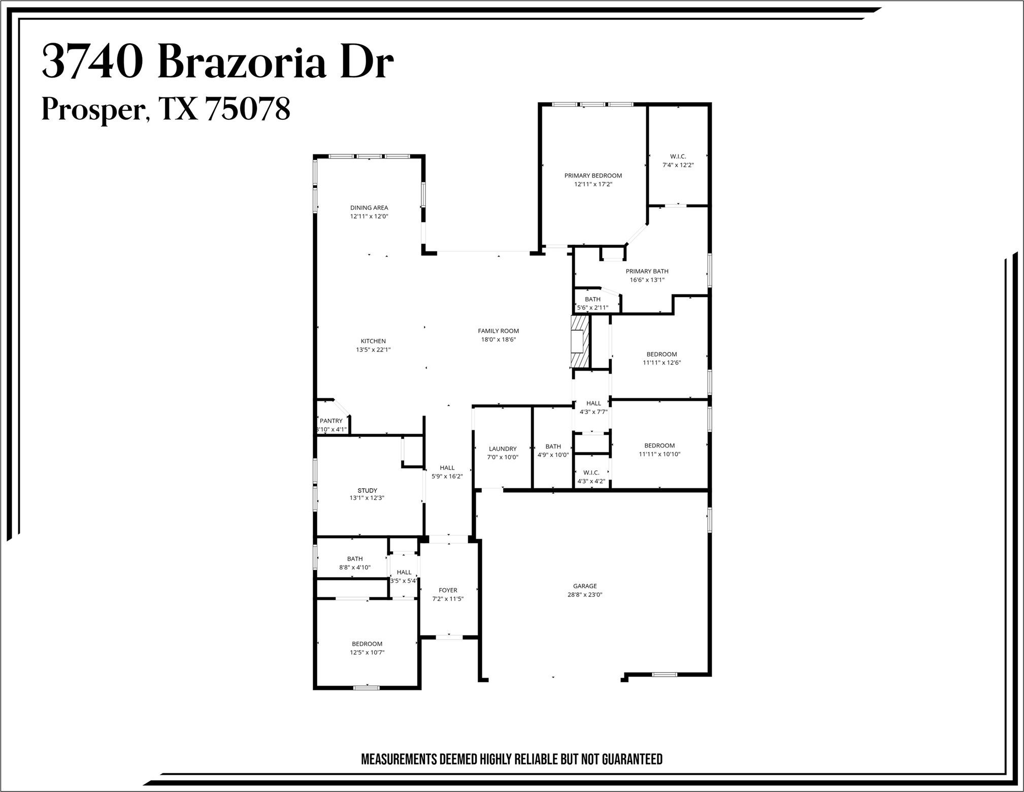 3740 Brazoria Drive Prosper TX 75078