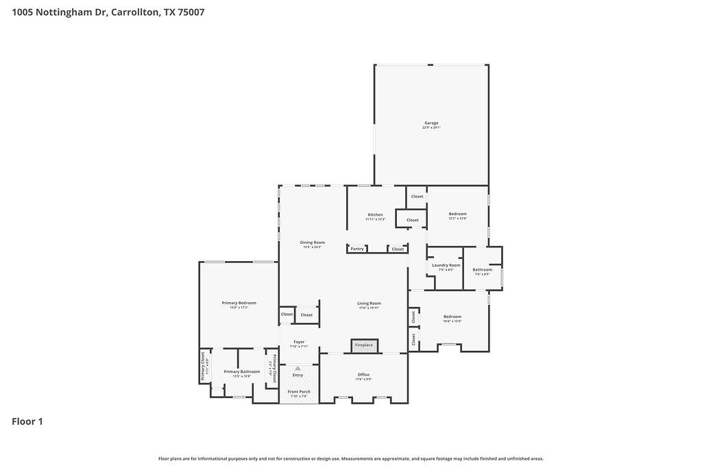 1005 Nottingham Drive Carrollton TX 75007