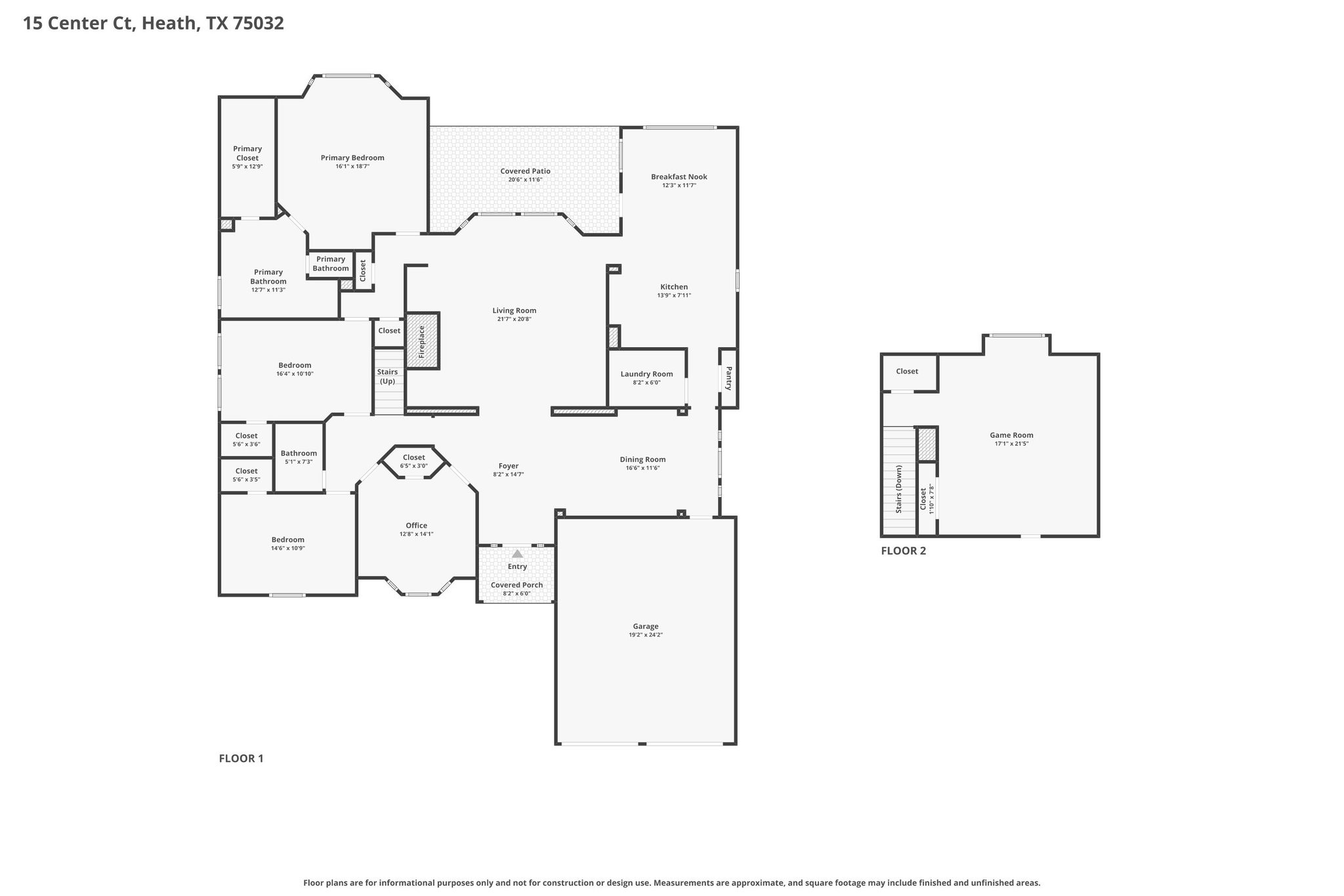 15 Center Court Heath TX 75032