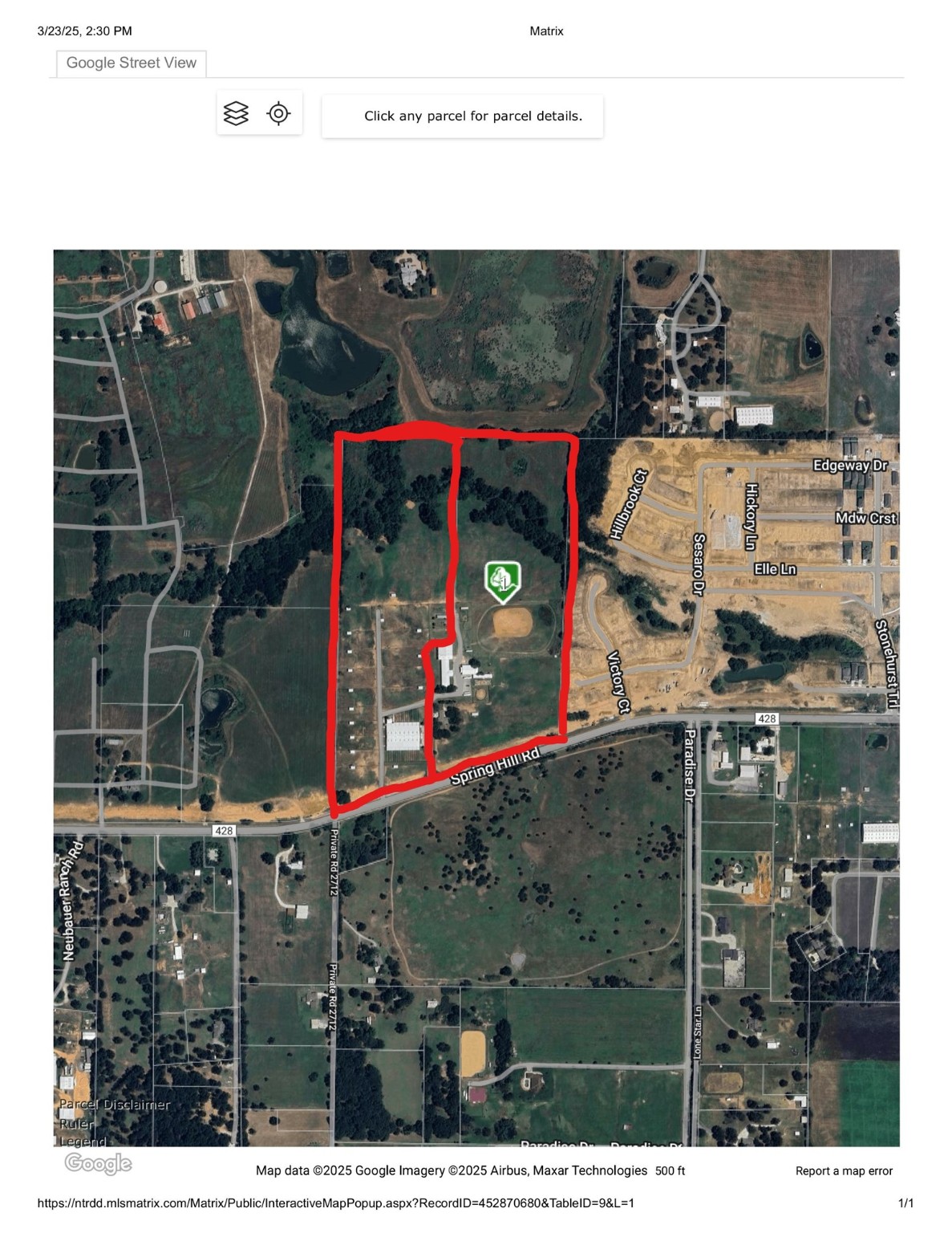 1019 & 1000 Springhill Road Aubrey TX 76227
