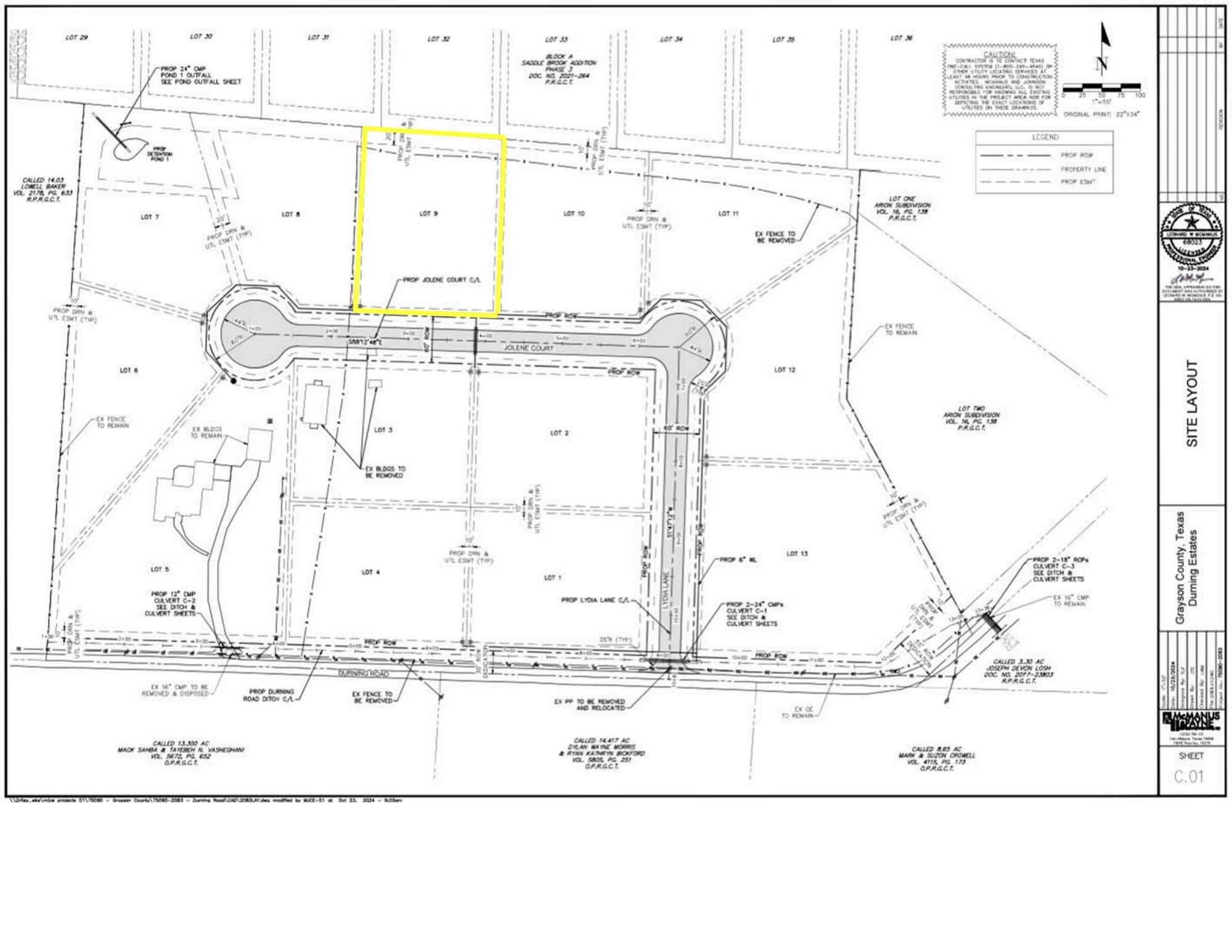 Tbd Lot 9 Jolene Court Van Alstyne TX 75495