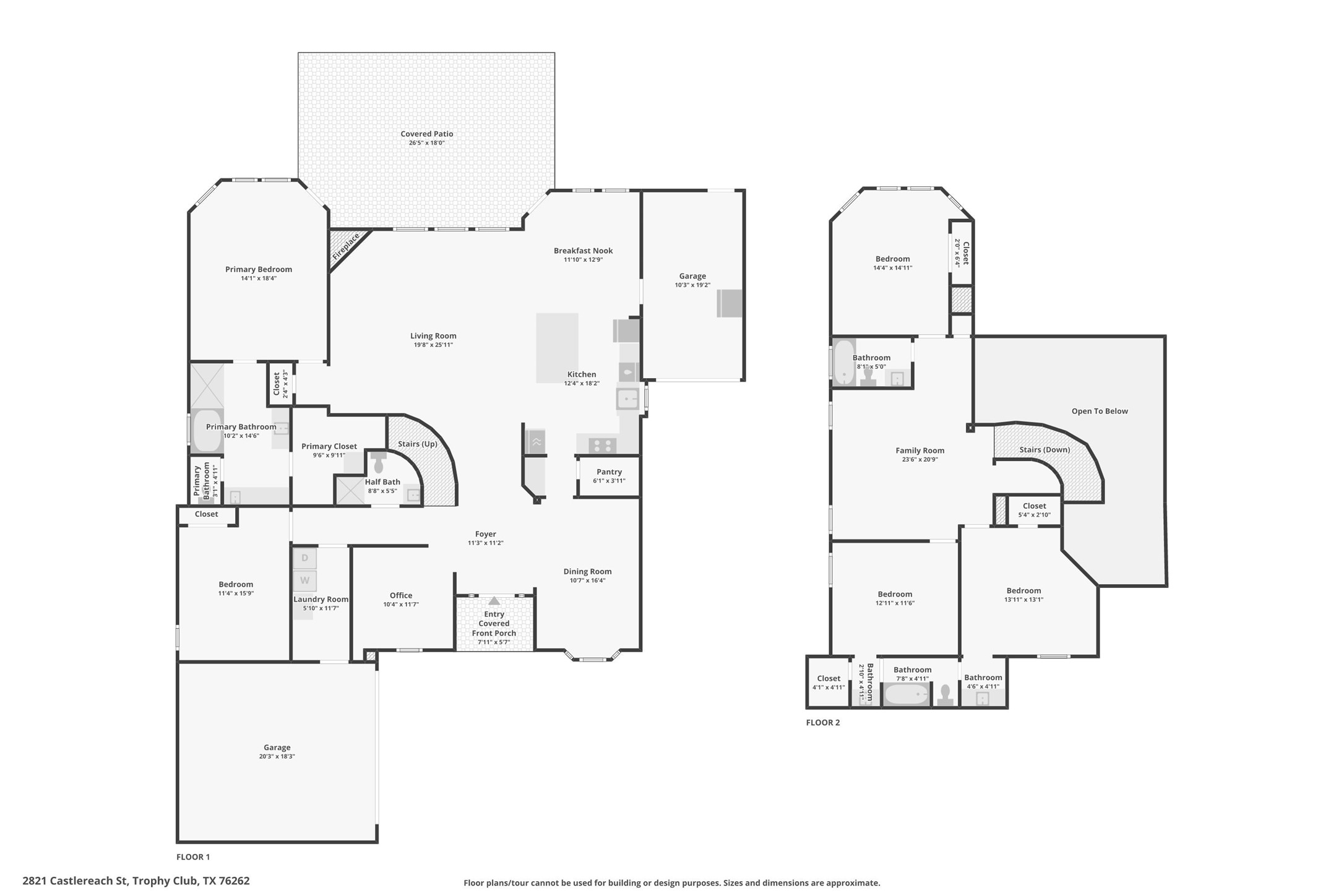 2821 Castlereach Street Trophy Club TX 76262