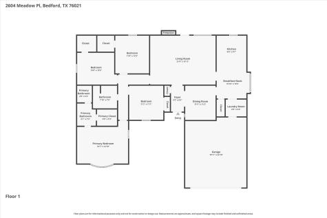 2604 Meadow Place Bedford TX 76021