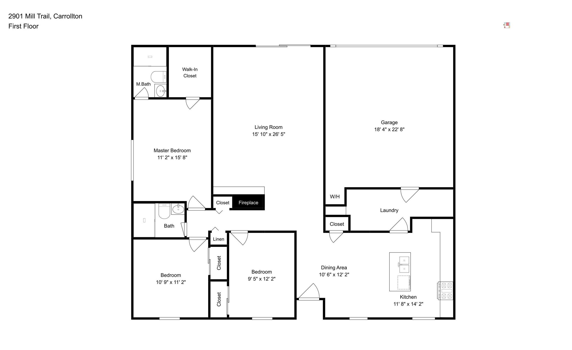 2901 Mill Trail Carrollton TX 75007