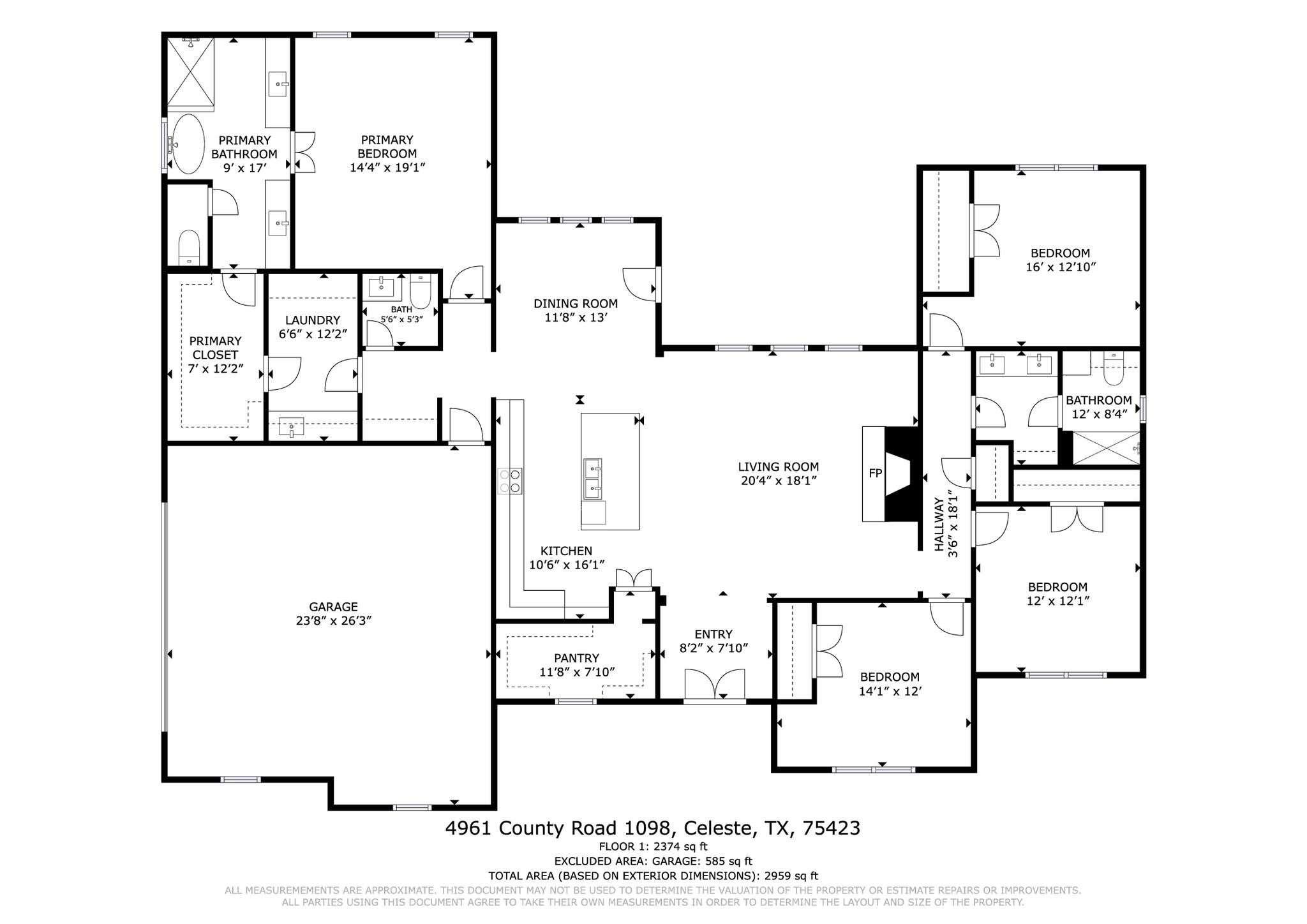 4961 County Road 1098 Celeste TX 75423