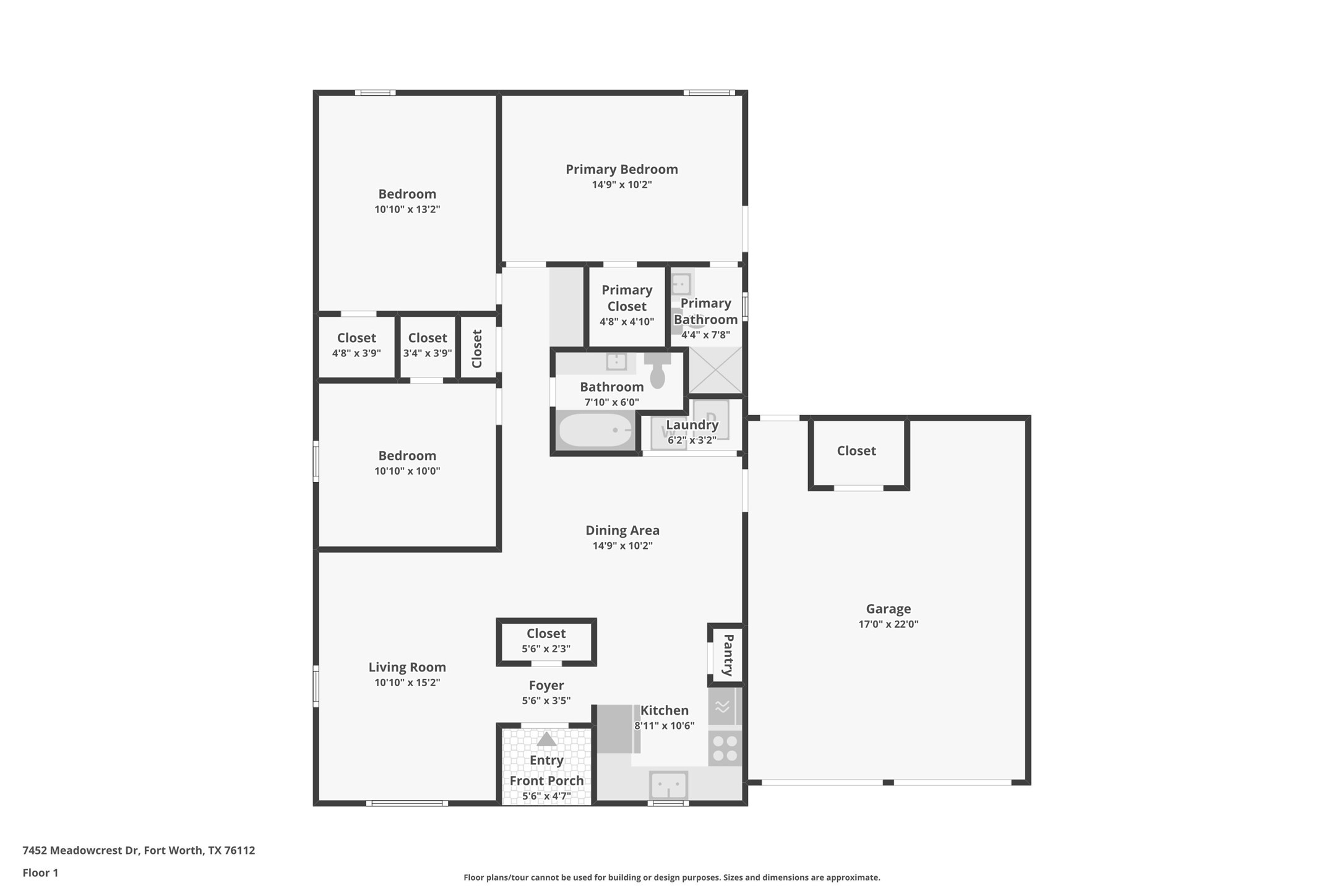 7452 Meadowcrest Drive Fort Worth TX 76112