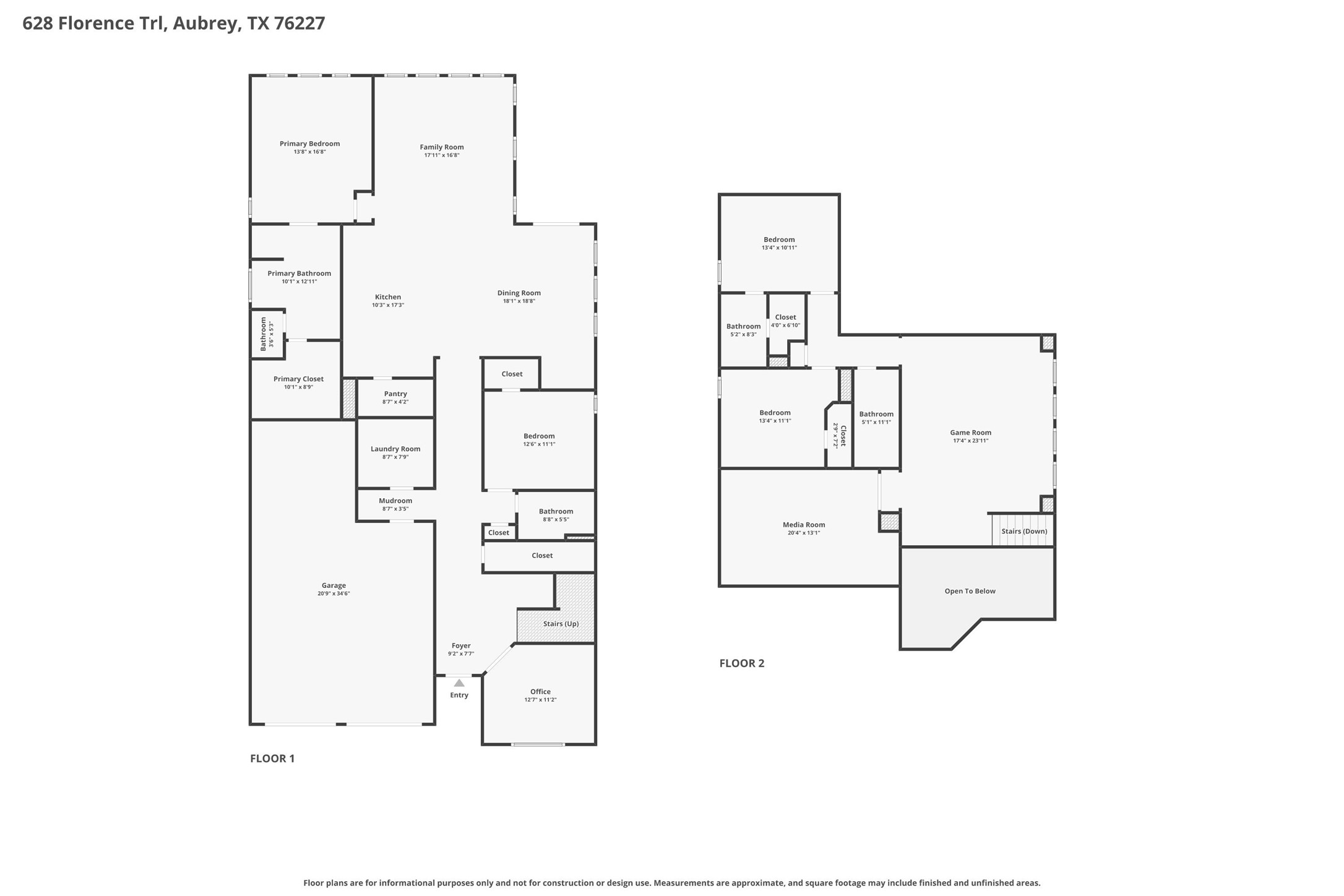 628 Florence Trail Little Elm TX 76227