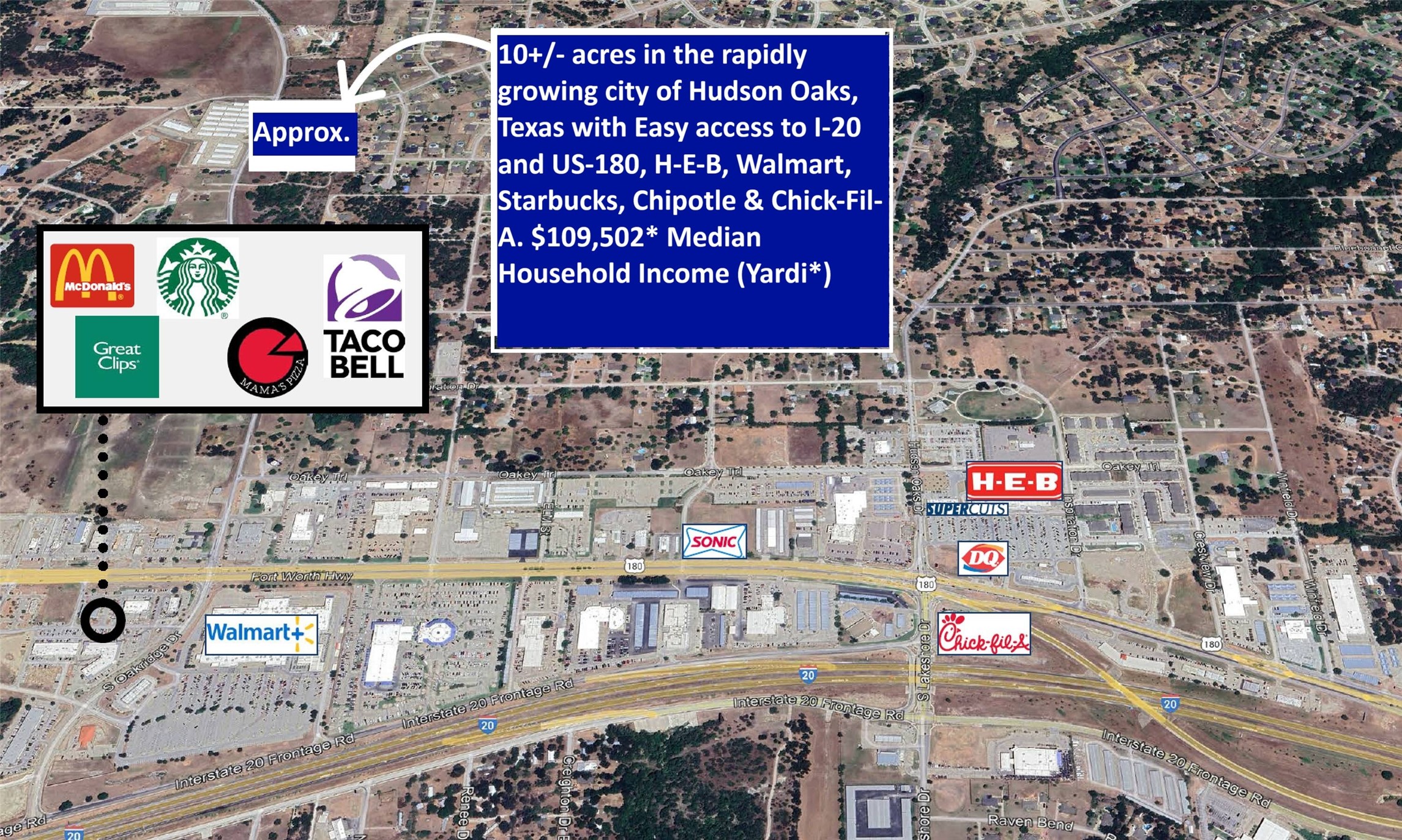 Tba N Oakridge Drive Hudson Oaks TX 76087