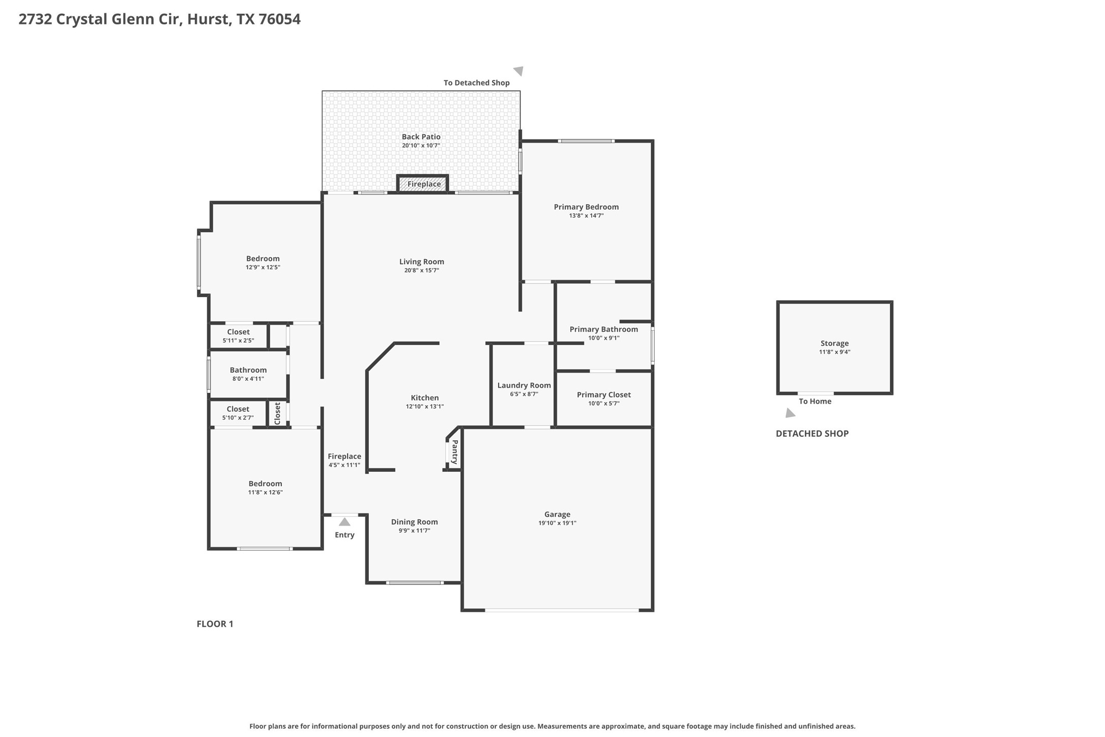 2732 Crystal Glenn Circle Hurst TX 76054