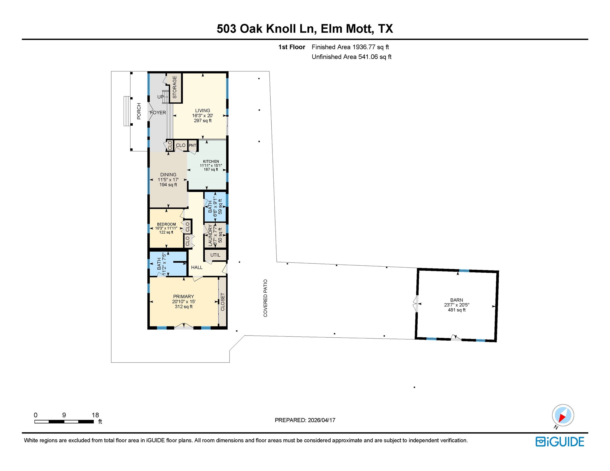 503 Oak Knoll Lane Elm Mott TX 76640