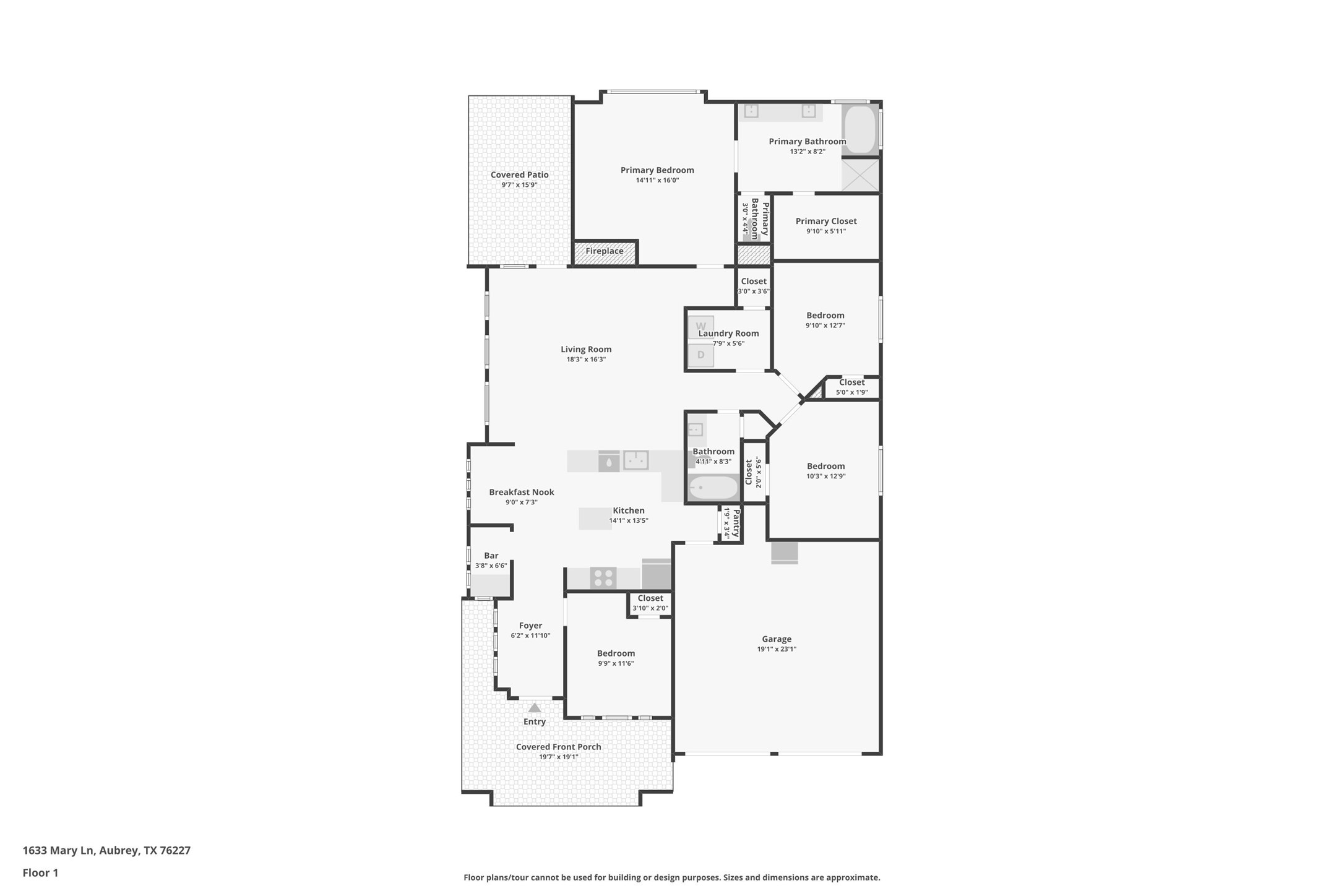 1633 Mary Lane Providence Village TX 76227