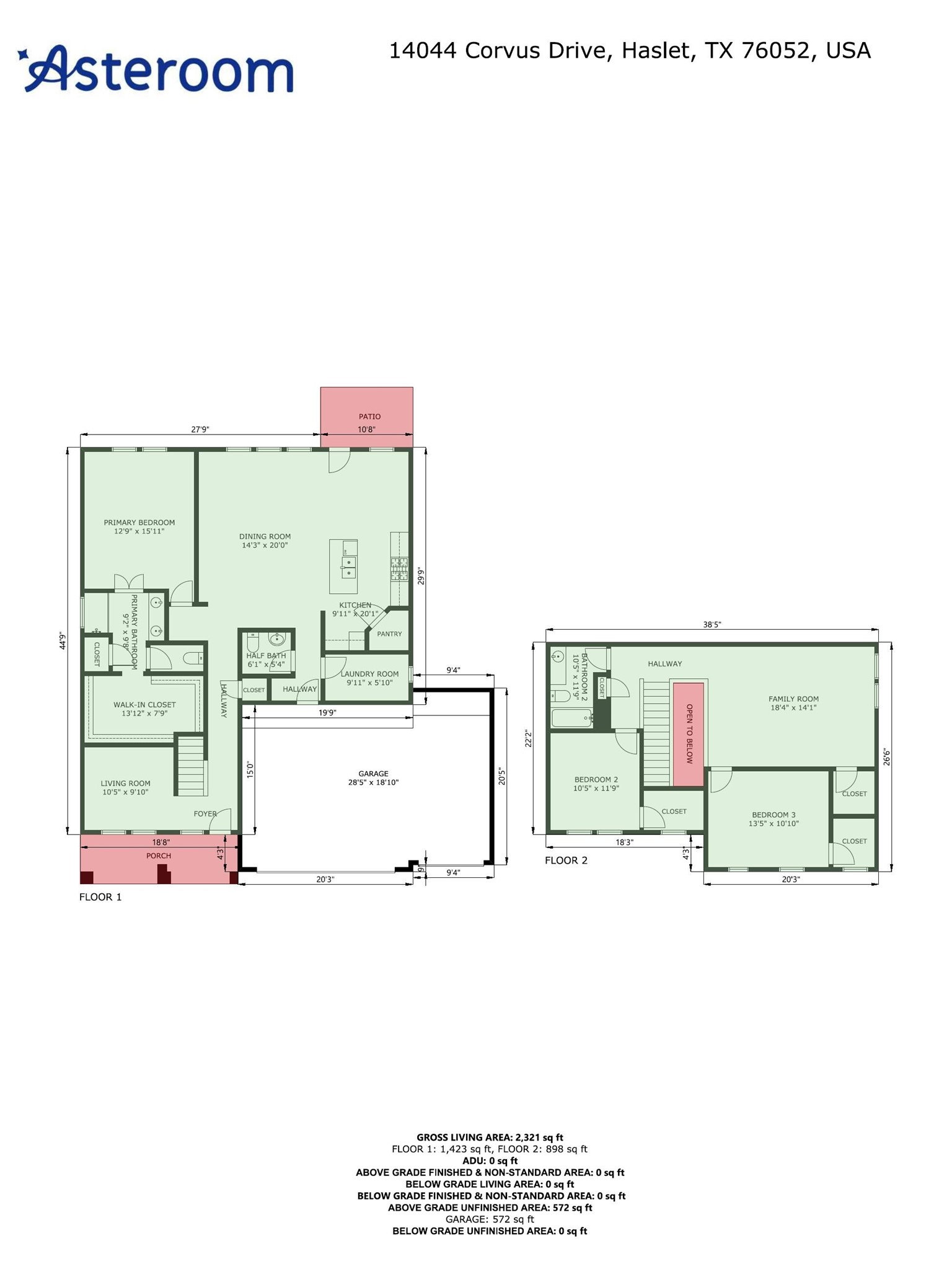 14044 Corvus Drive Haslet TX 76052