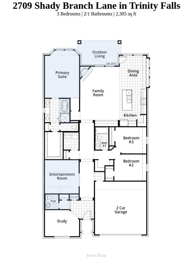 2709 Shady Branch Lane Mckinney TX 75071