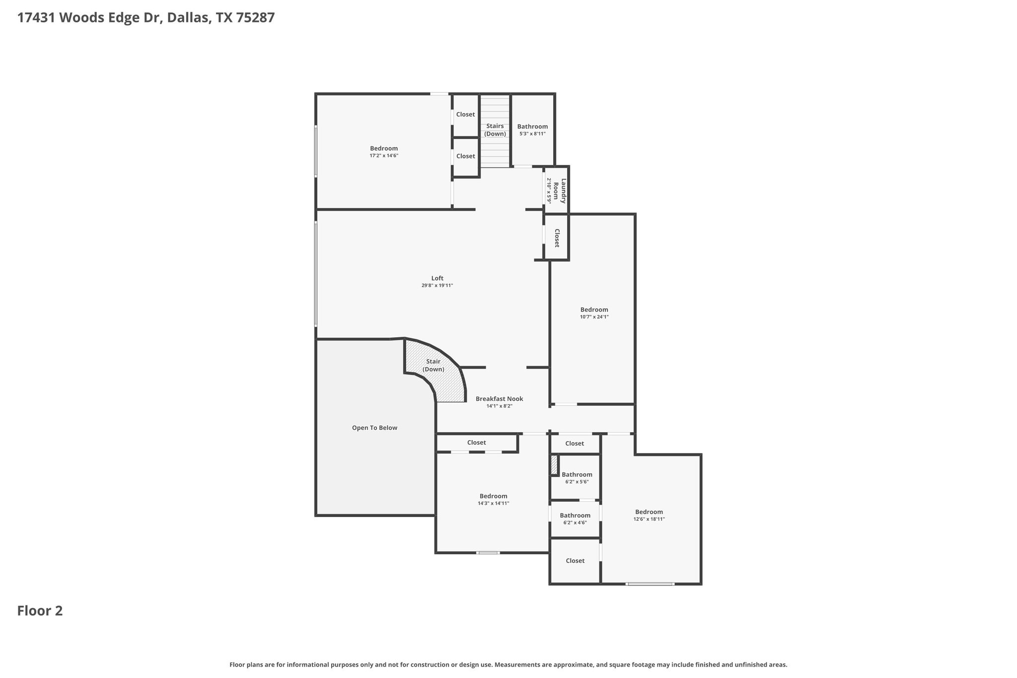 17431 Woods Edge Drive Dallas TX 75287