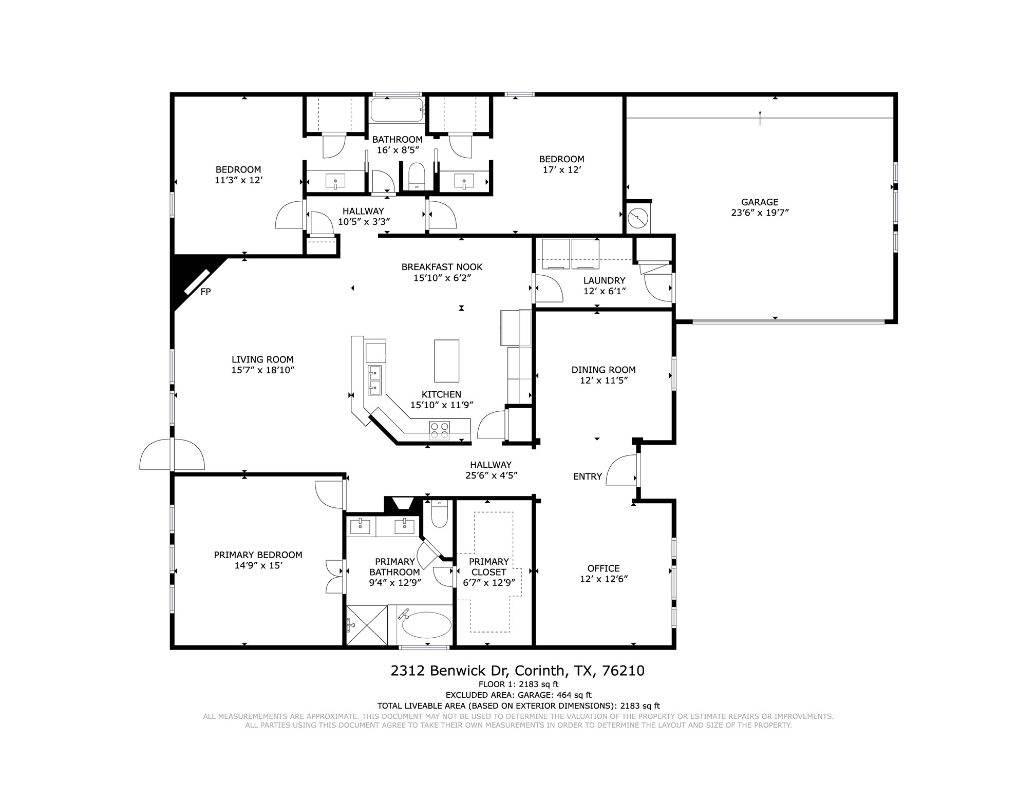 2312 Benwick Drive Corinth TX 76210