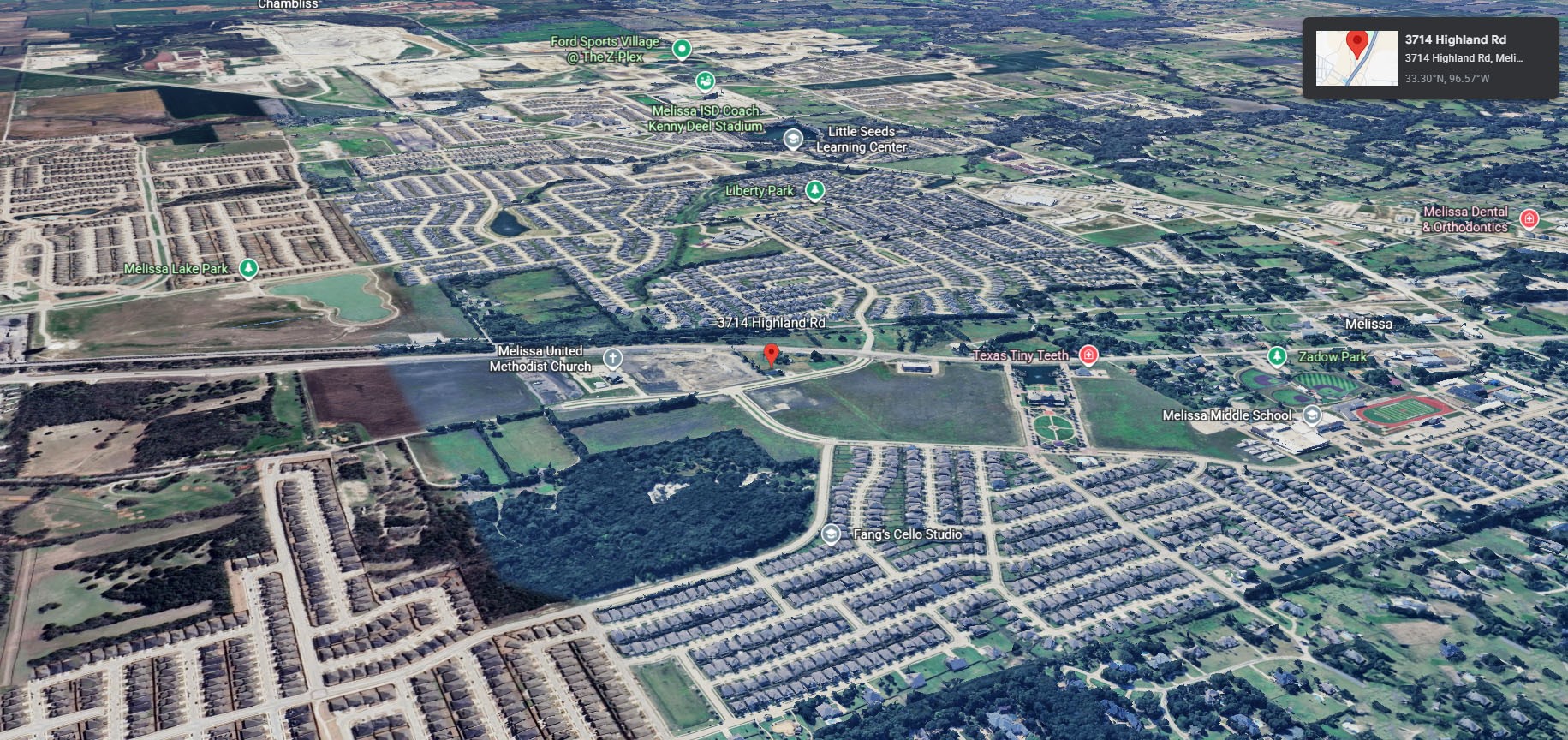 Melissa TX, 3714 Highland Road