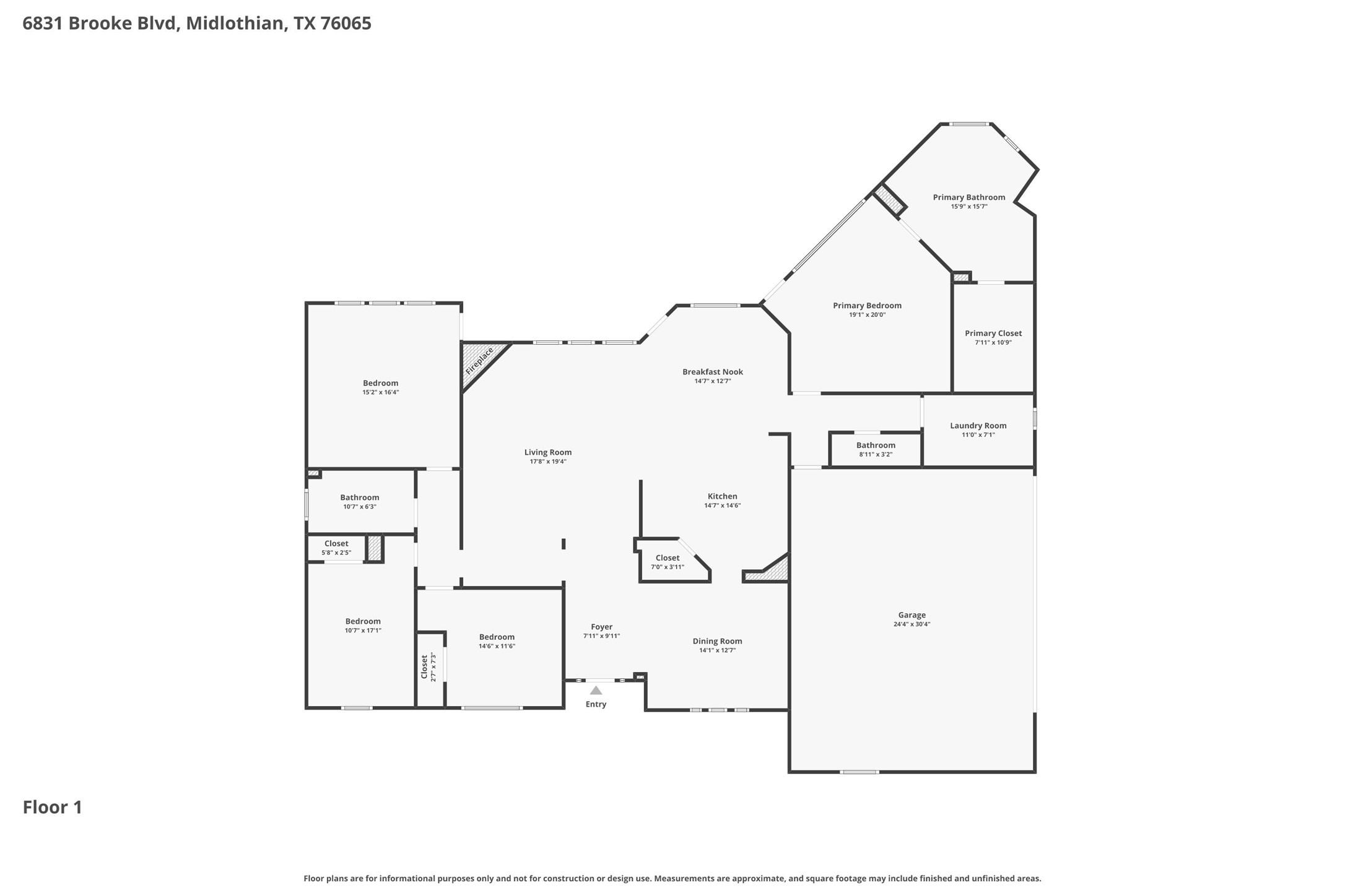 6831 Brooke Boulevard Midlothian TX 76065