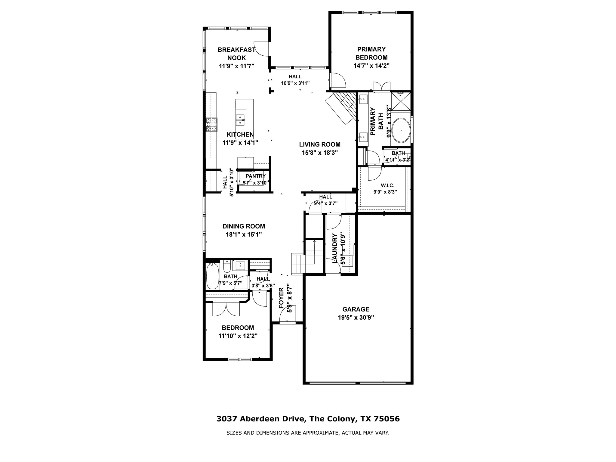 3037 Aberdeen Drive The Colony TX 75056