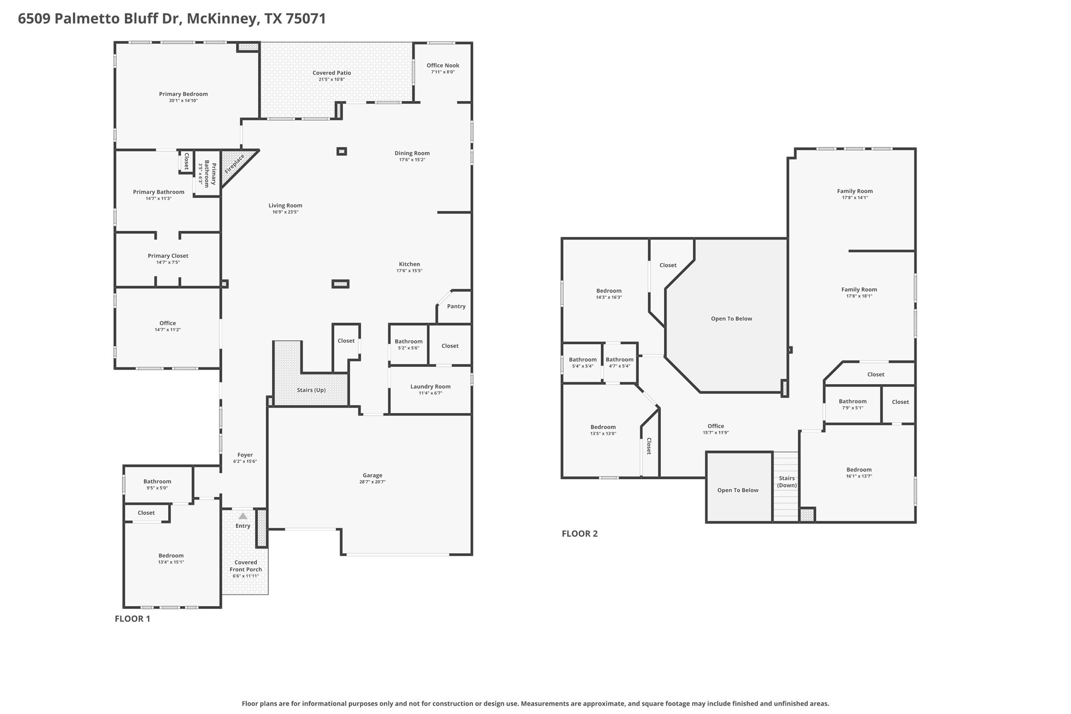 6509 Palmetto Bluff Drive Mckinney TX 75071