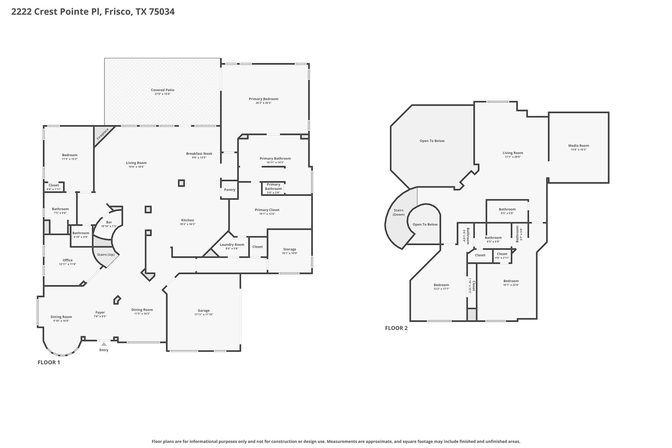 2222 Crest Pointe Place Frisco TX 75034