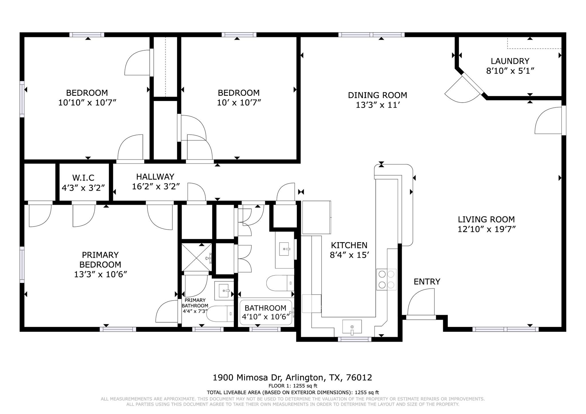 1900 Mimosa Drive Arlington TX 76012