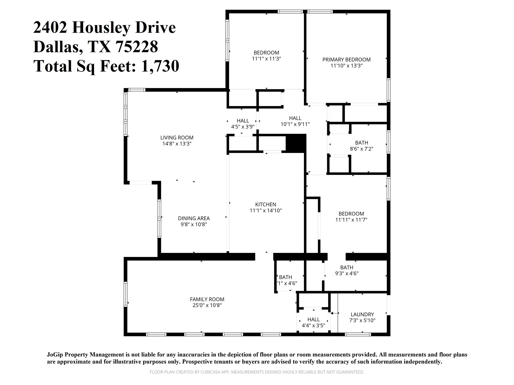 2402 Housley Drive Dallas TX 75228
