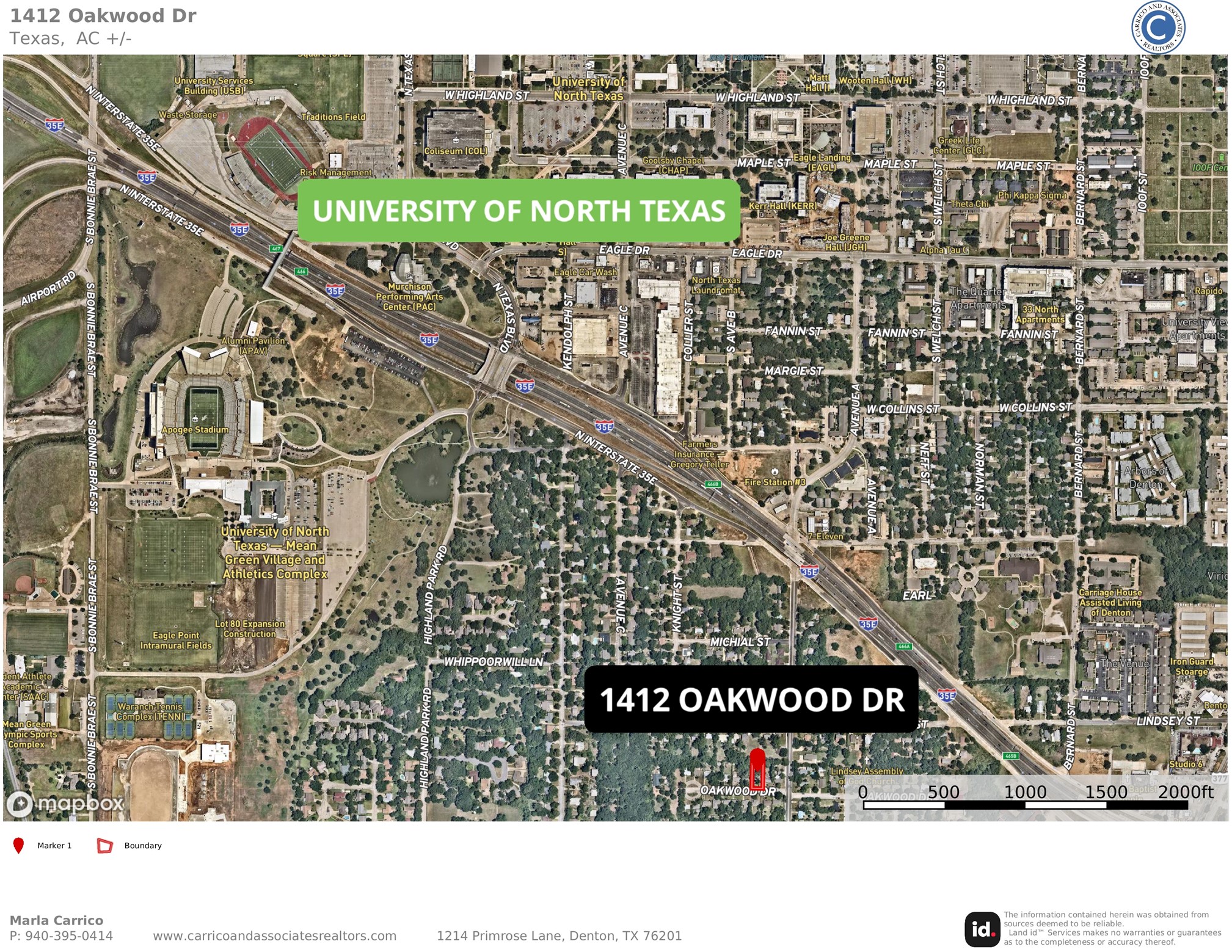 1412 Oakwood Drive Denton TX 76205