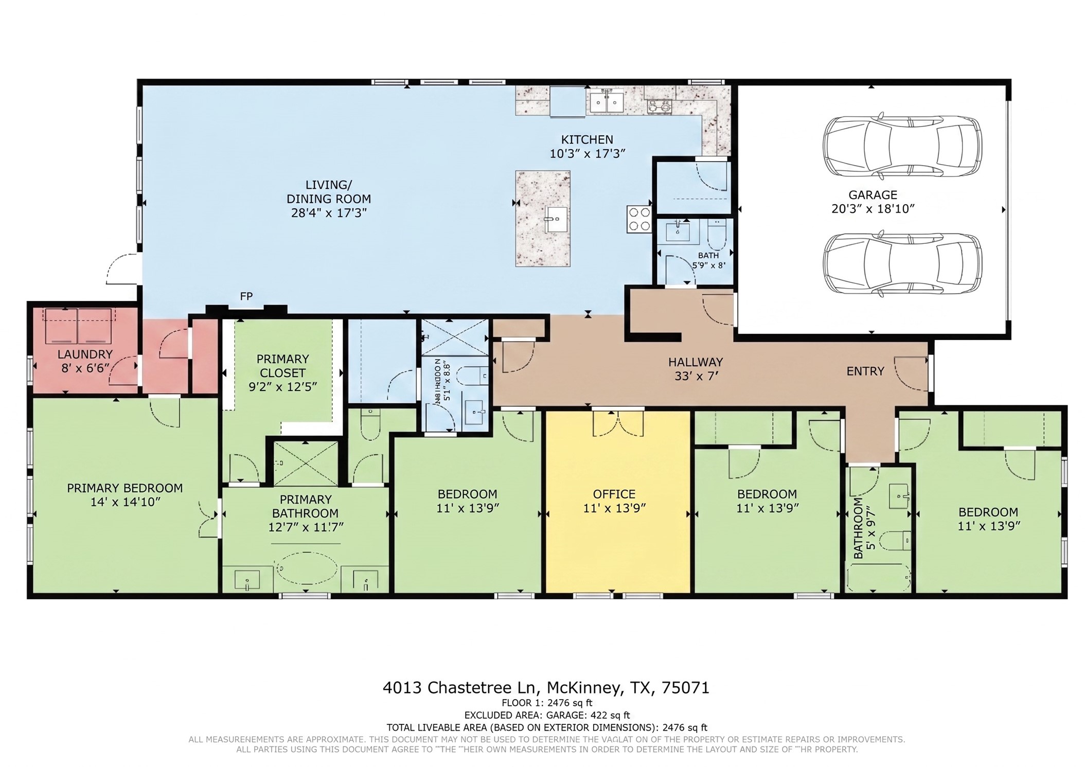 4013 Chastetree Lane Mckinney TX 75071