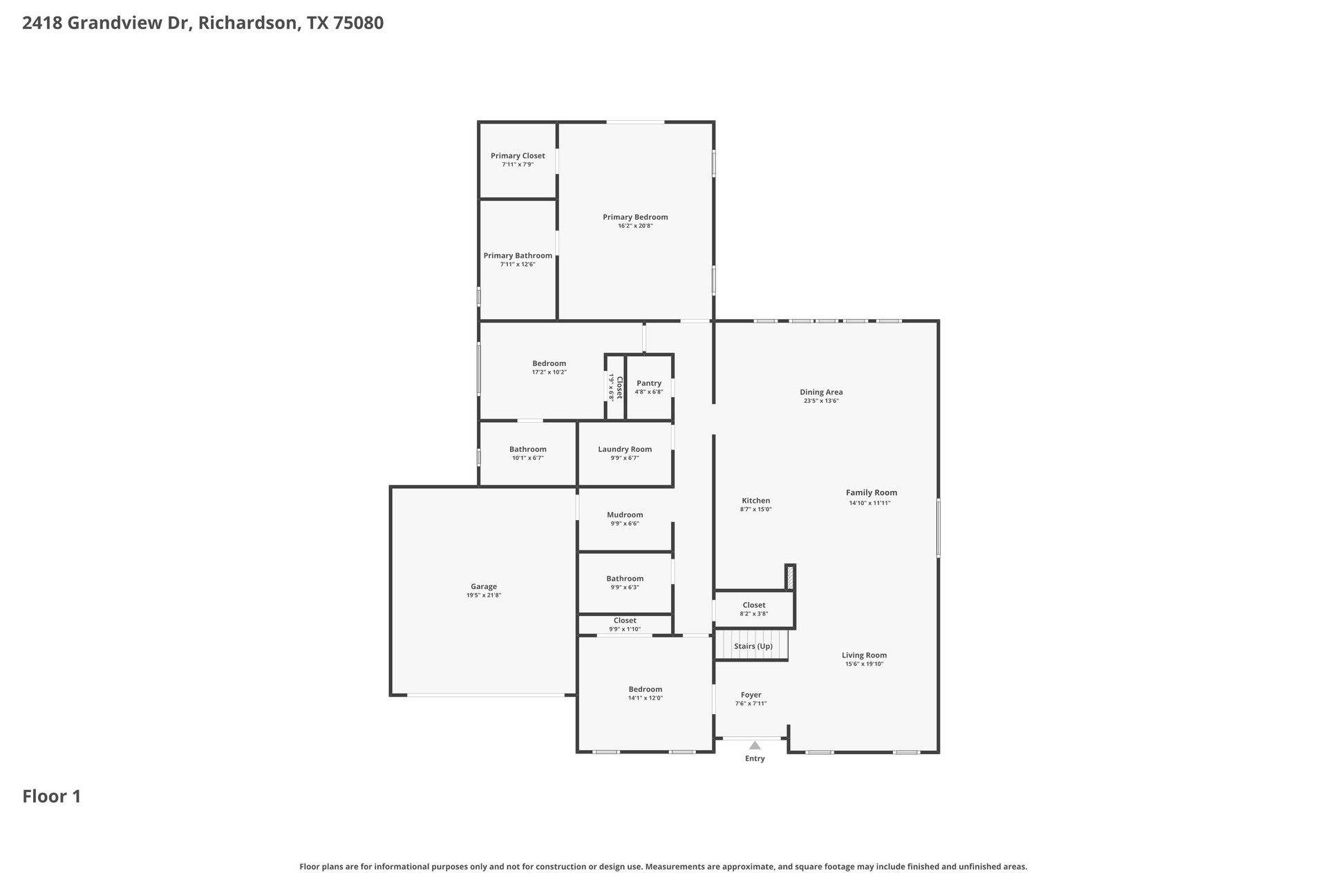 2418 Grandview Drive Richardson TX 75080
