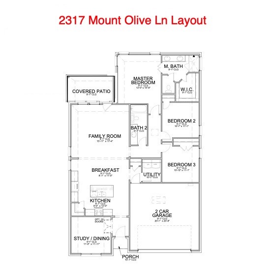 2317 Mount Olive Lane Forney TX 75126
