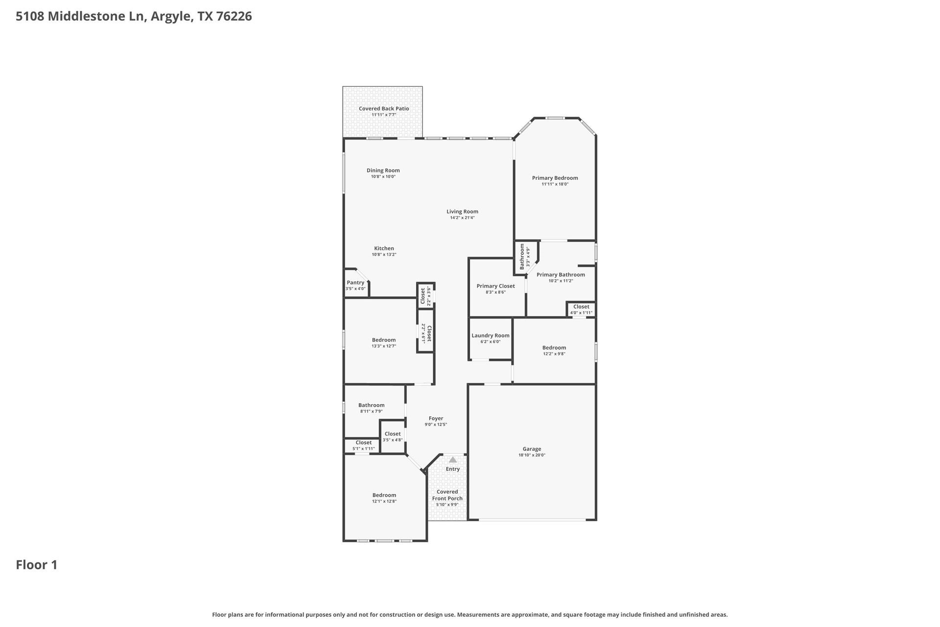 5108 Middlestone Lane Denton TX 76226
