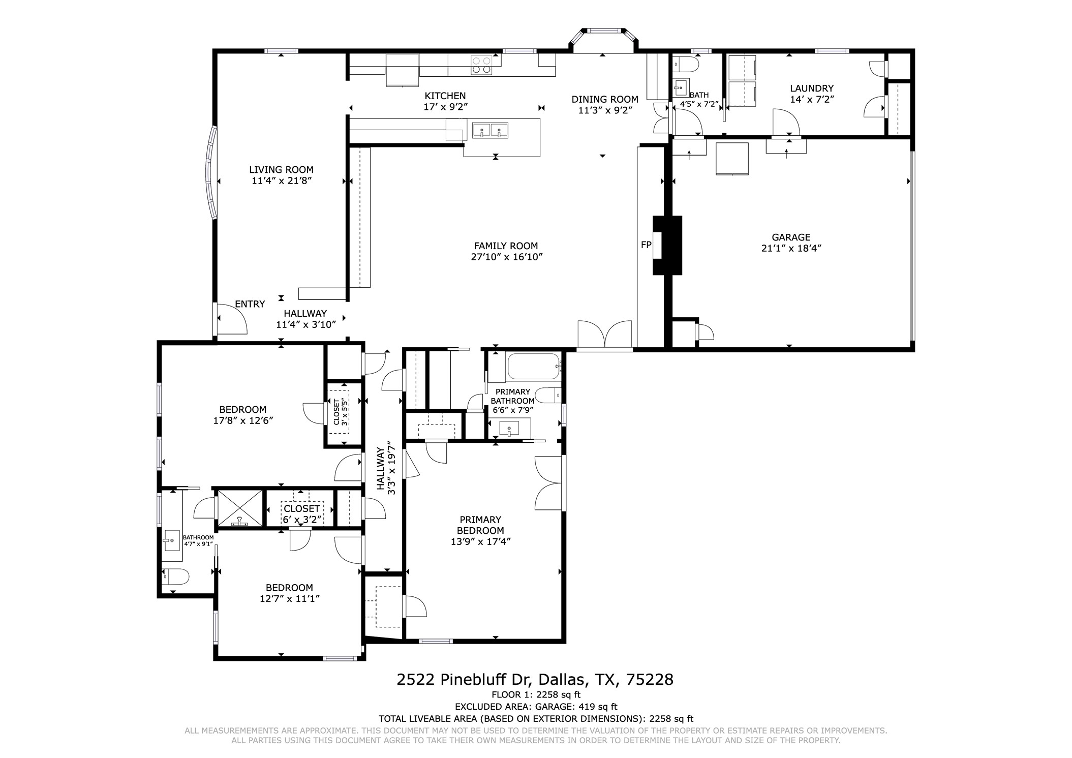 2522 Pinebluff Drive Dallas TX 75228