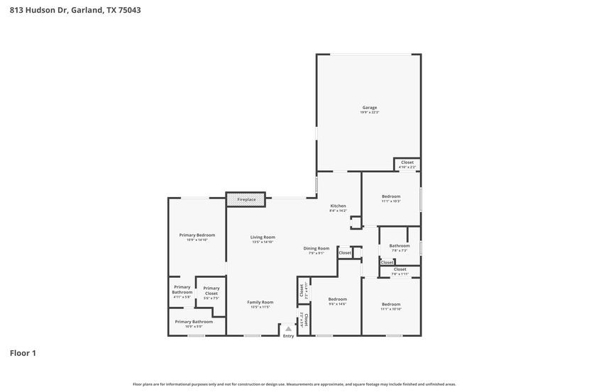 813 Hudson Drive Garland TX 75043
