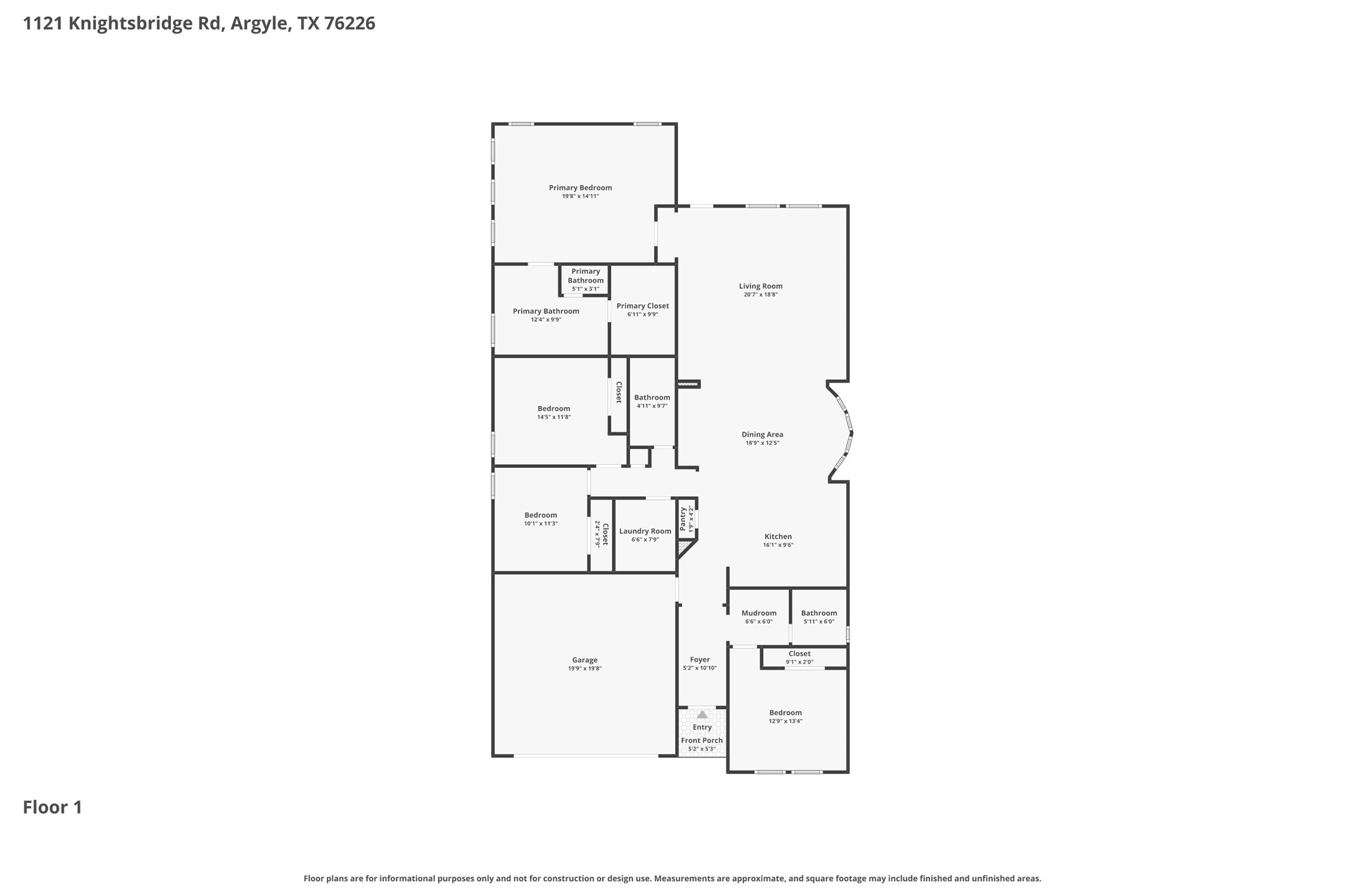 1121 Knightsbridge Road Argyle TX 76226