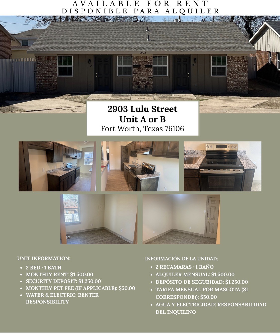 2903 Lulu Street Fort Worth TX 76106